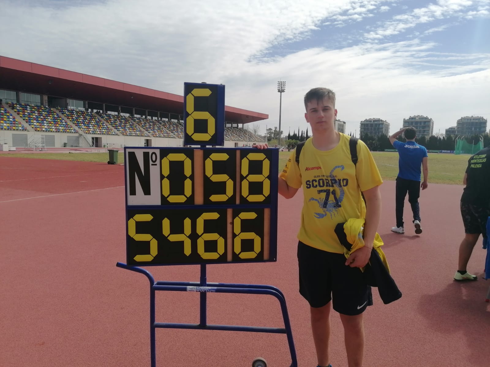 Javi Díaz, del Alcampo Scorpio.