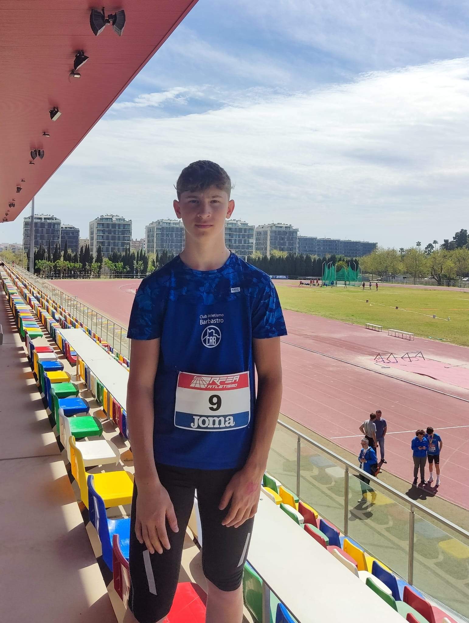 Marcos Ruiz, del Atletismo Barbastro