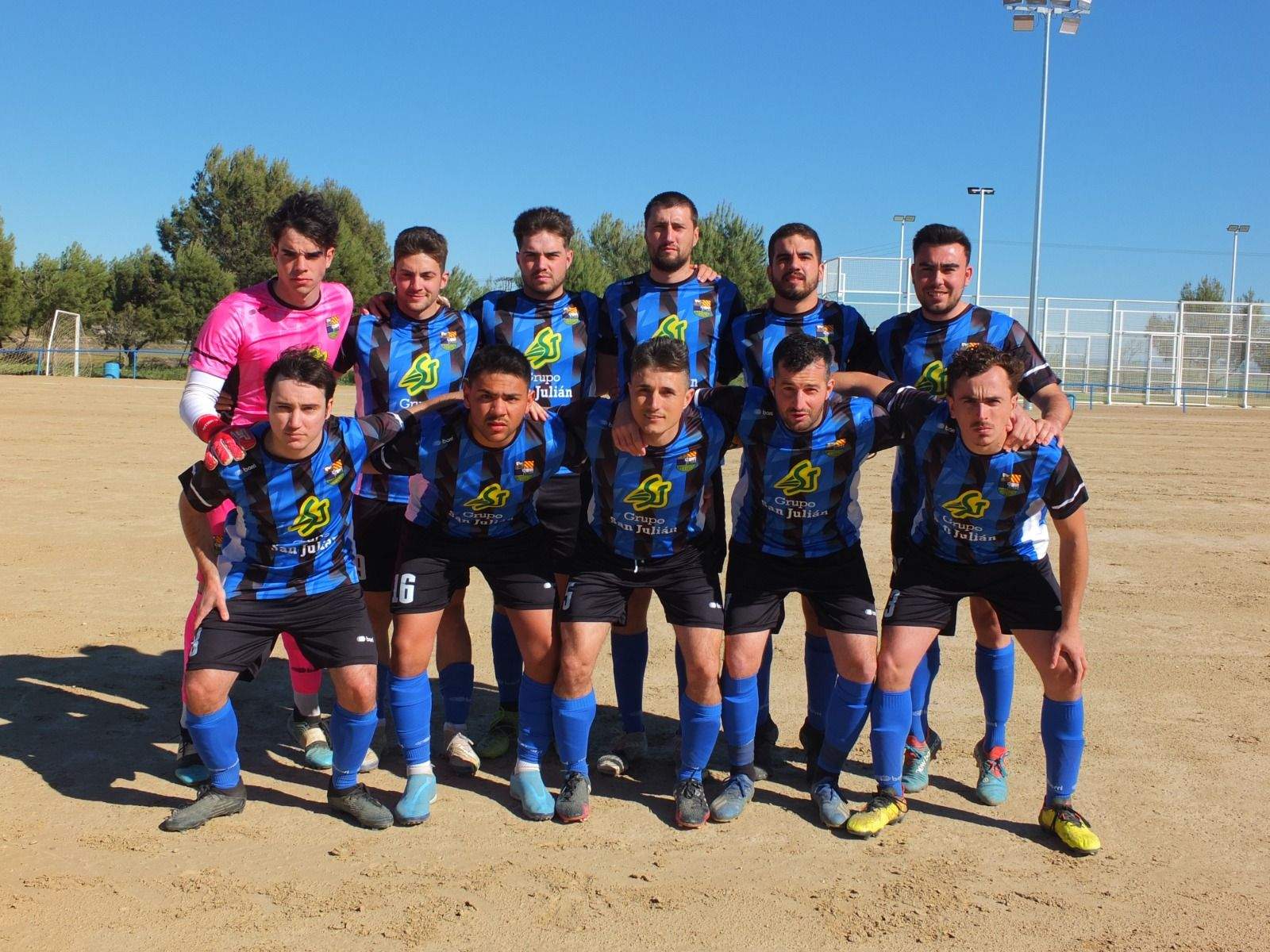 Once del Valfonda en su visita al Castejón.