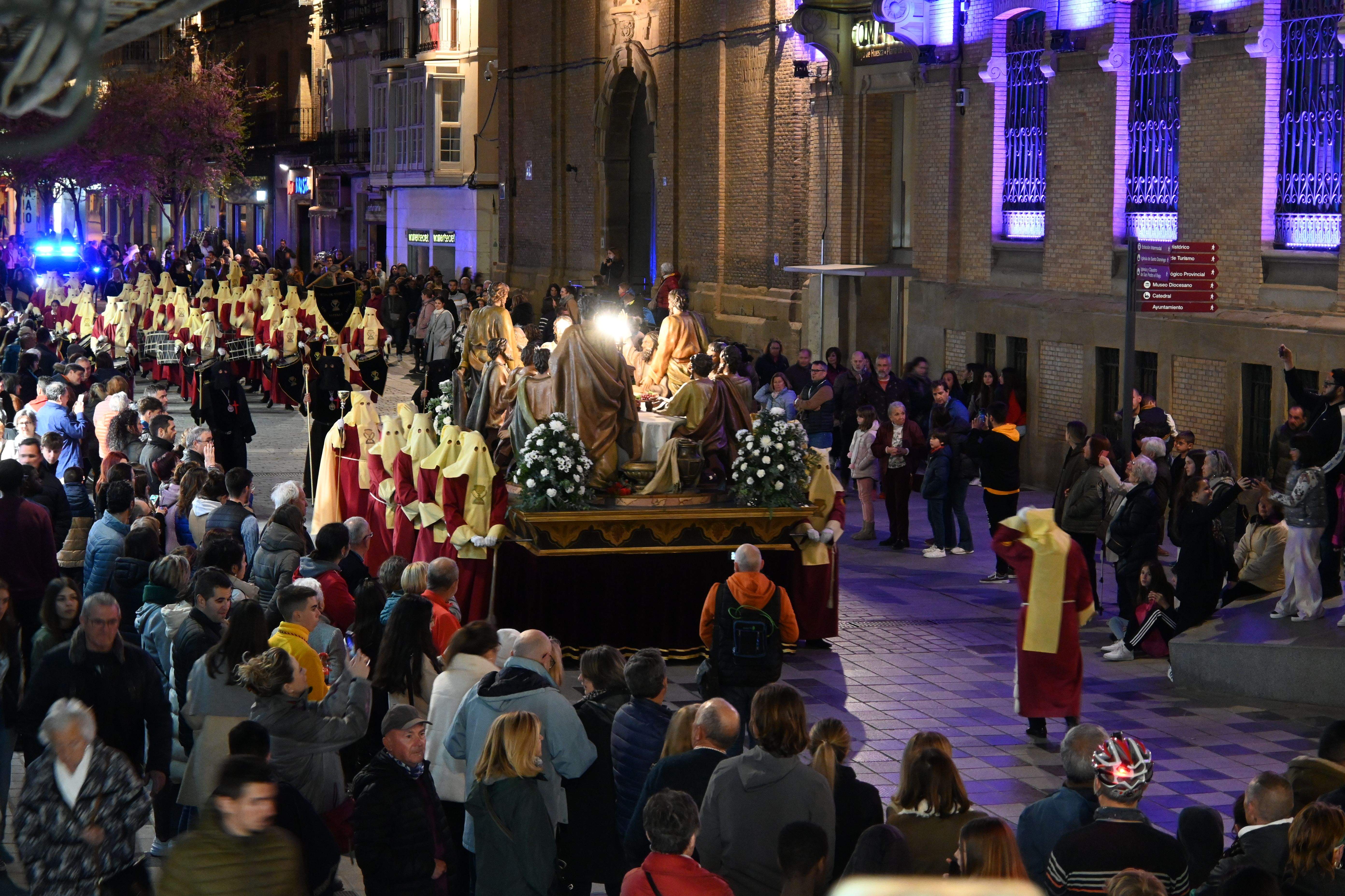 Procesión del Cenáculo. Foto Carlos Jalle