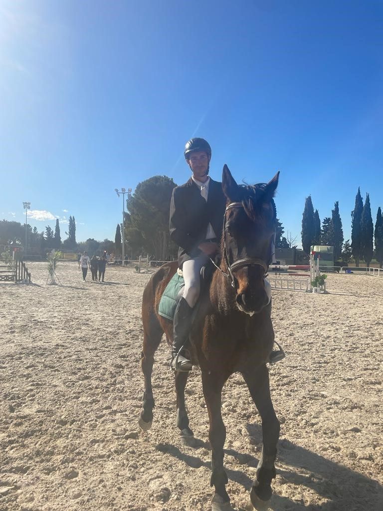 Luis Gregorio, en Zaragoza Hípica