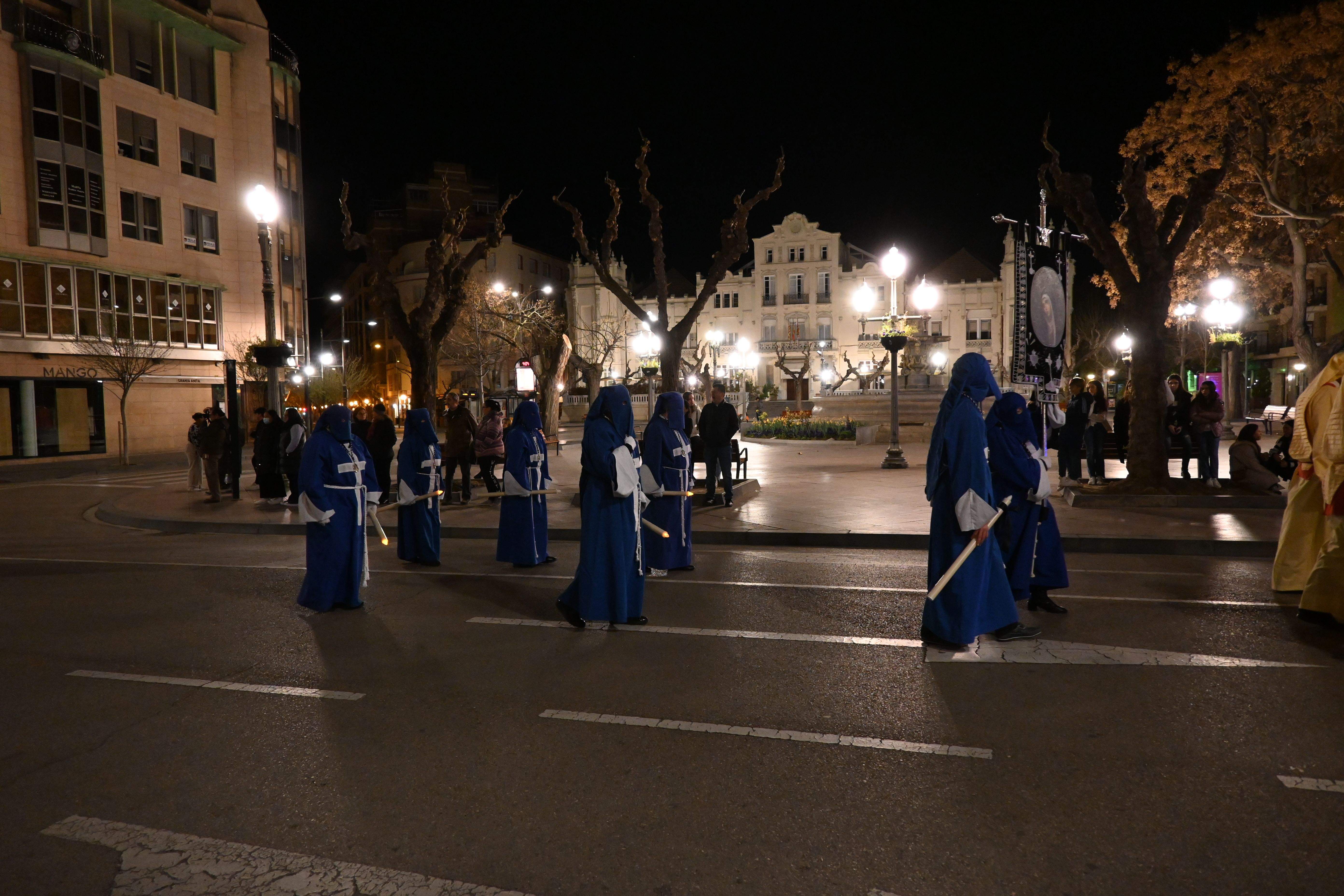 Procesión de la Coronación de Espinas en Huesca. Foto Carlos Jalle
