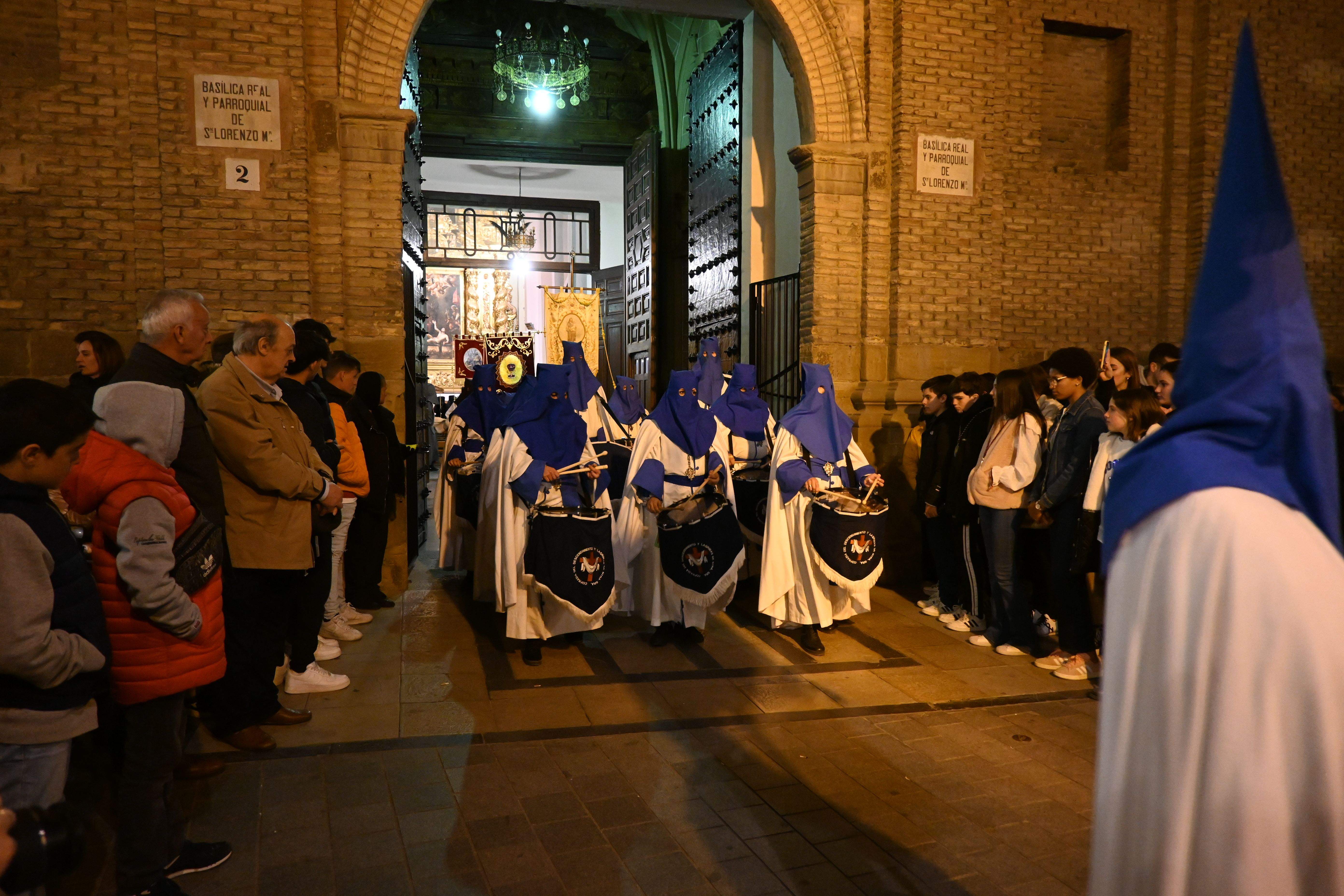 Procesión de la Coronación de Espinas en Huesca. Foto Carlos Jalle
