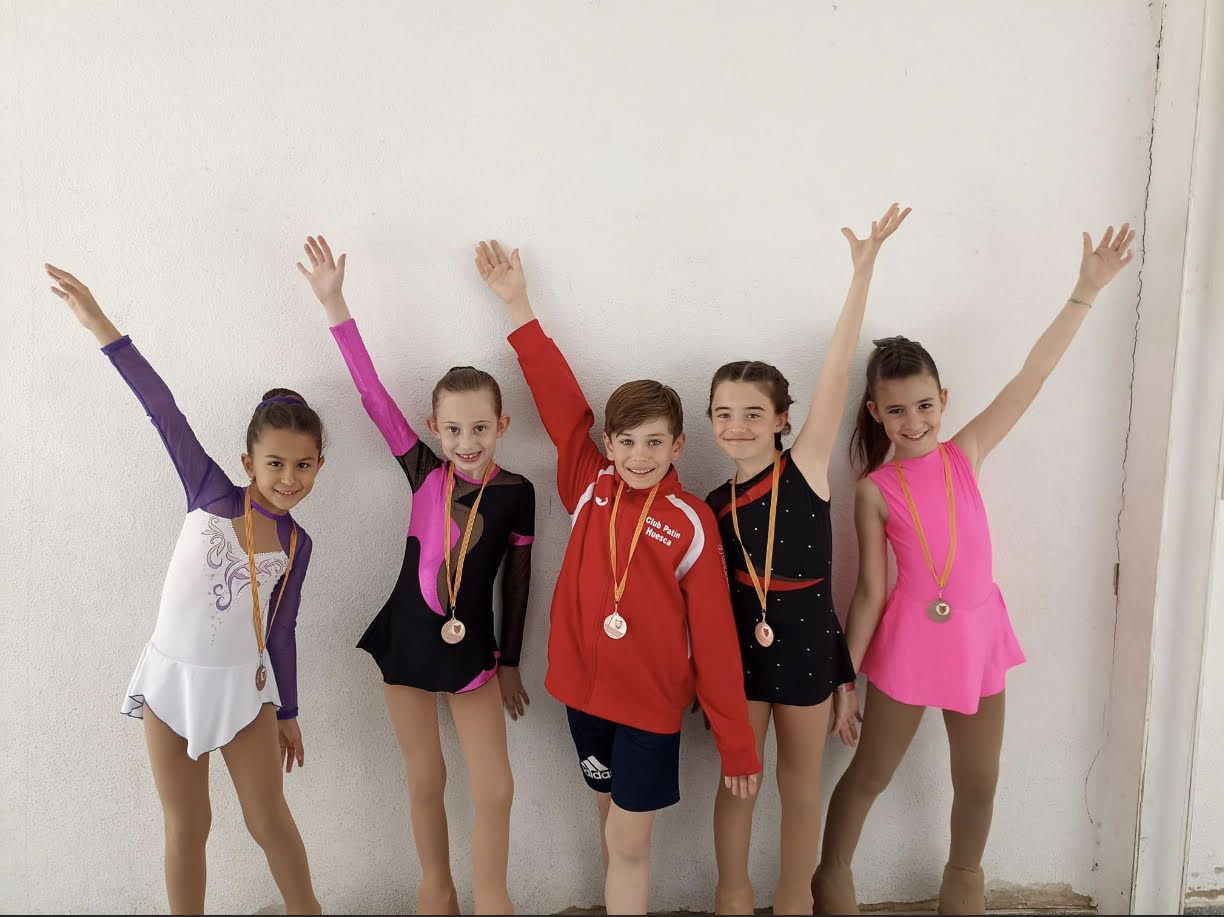Patinadores en la competición de Pedrola.