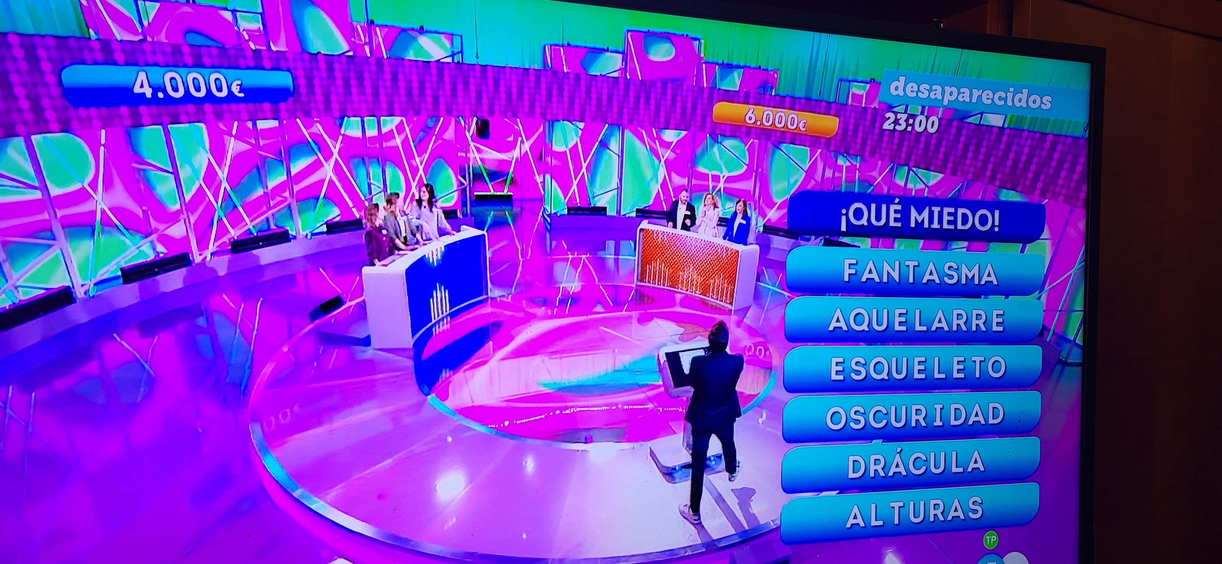 Concurso Reacciones en cadena, con Gemma, Álvaro y Mónica