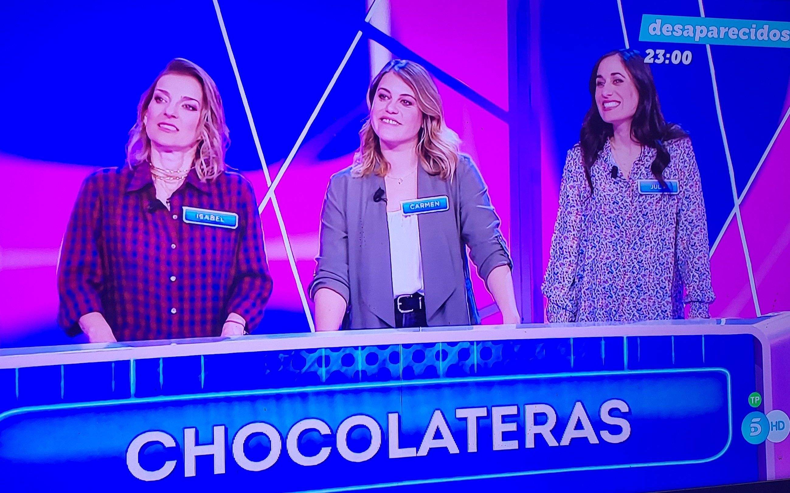 Concurso Reacciones en cadena, con Gemma, Álvaro y Mónica