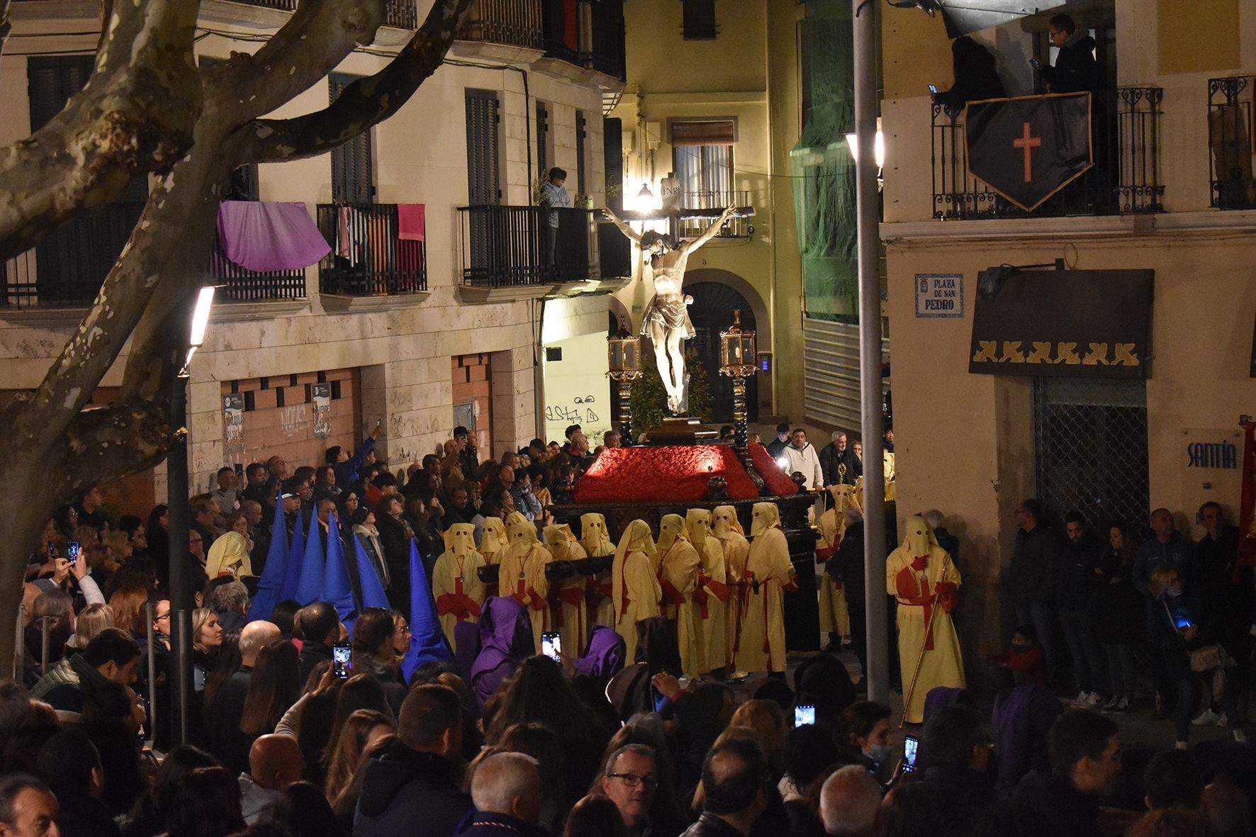 Procesión del Encuentro en Huesca. Foto Carlos Jalle