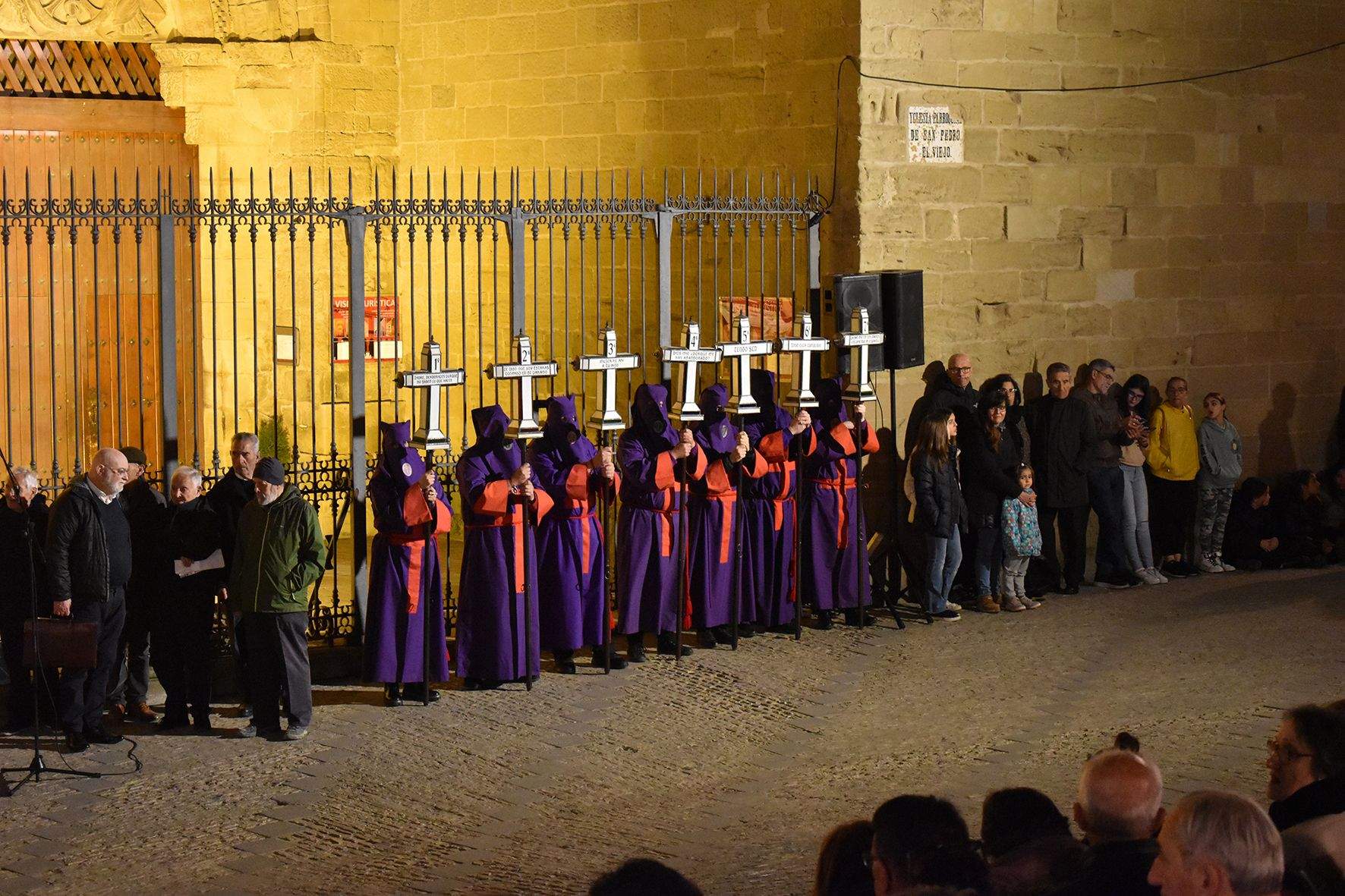 Procesión del Encuentro en Huesca. Foto Carlos Jalle
