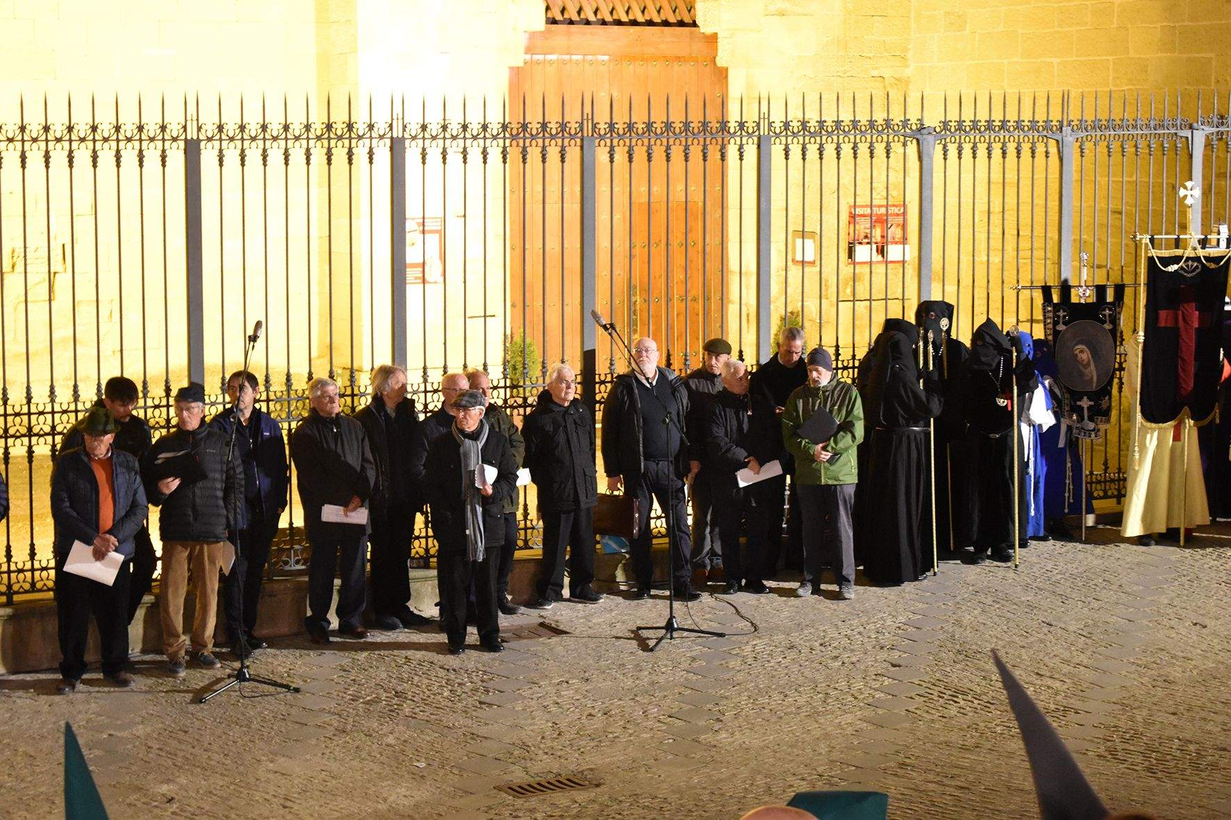 Procesión del Encuentro en Huesca. Foto Carlos Jalle