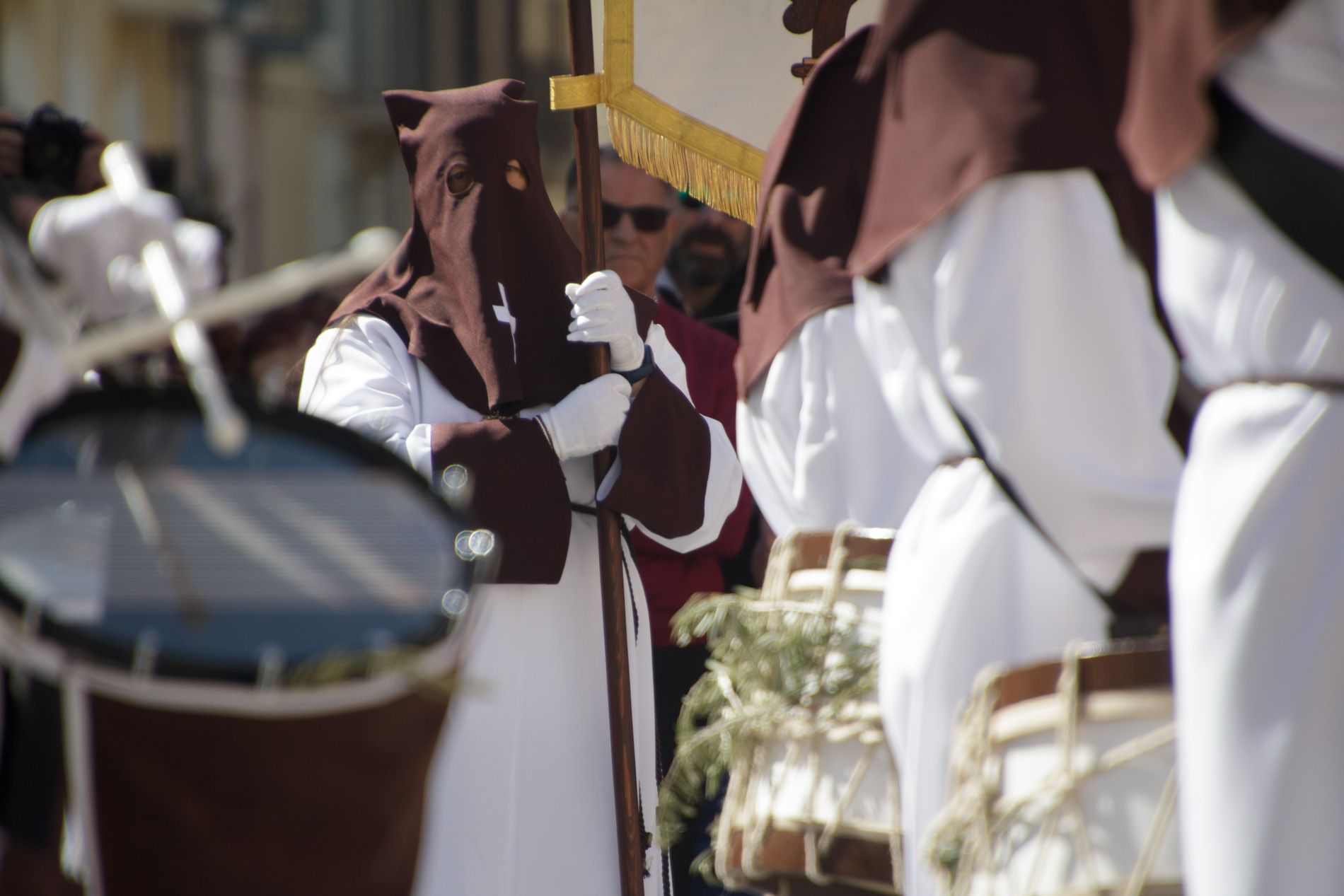Concentración de Bandas y Tambores. Foto Amagoia La Cruz