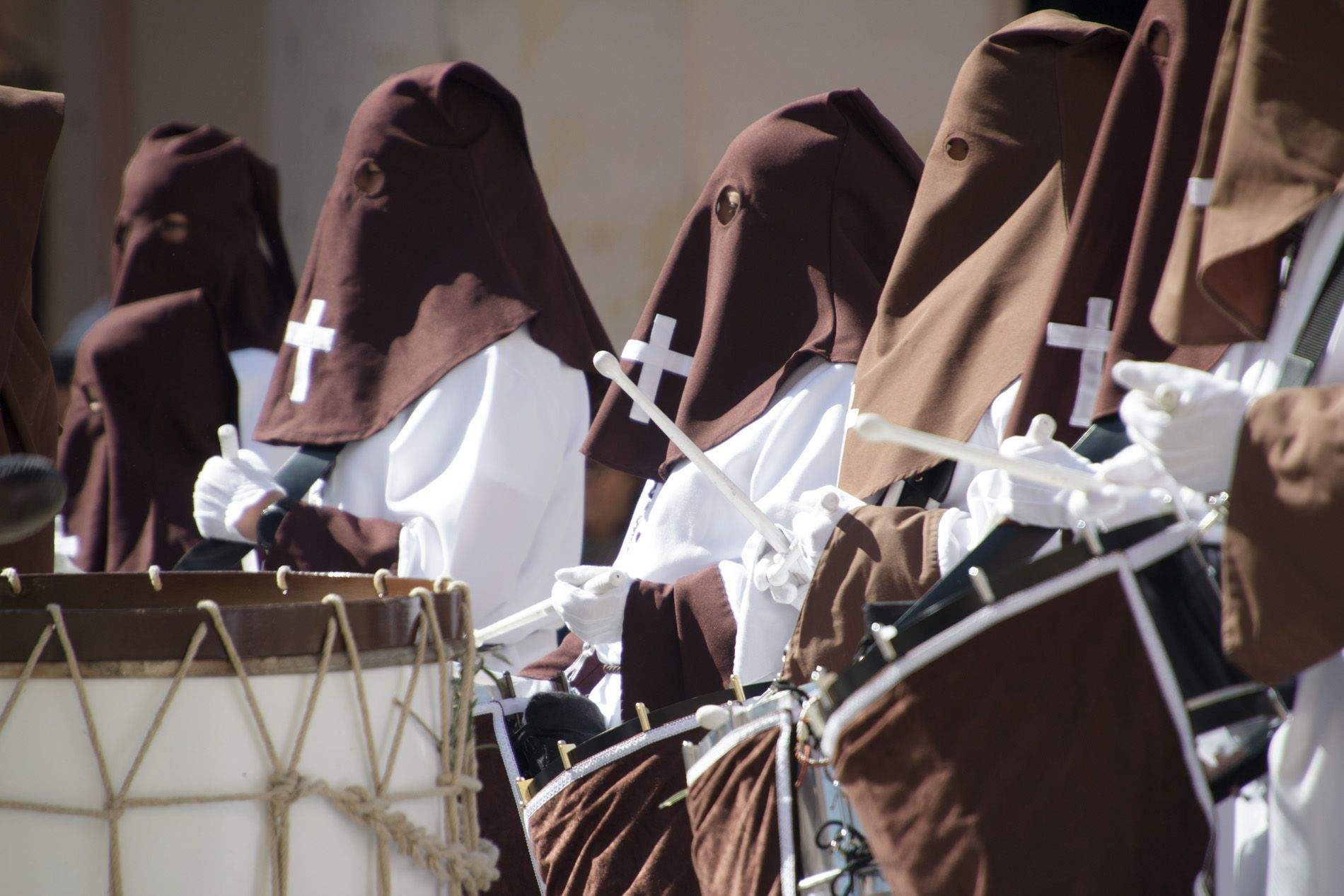 Concentración de Bandas y Tambores. Foto Amagoia La Cruz