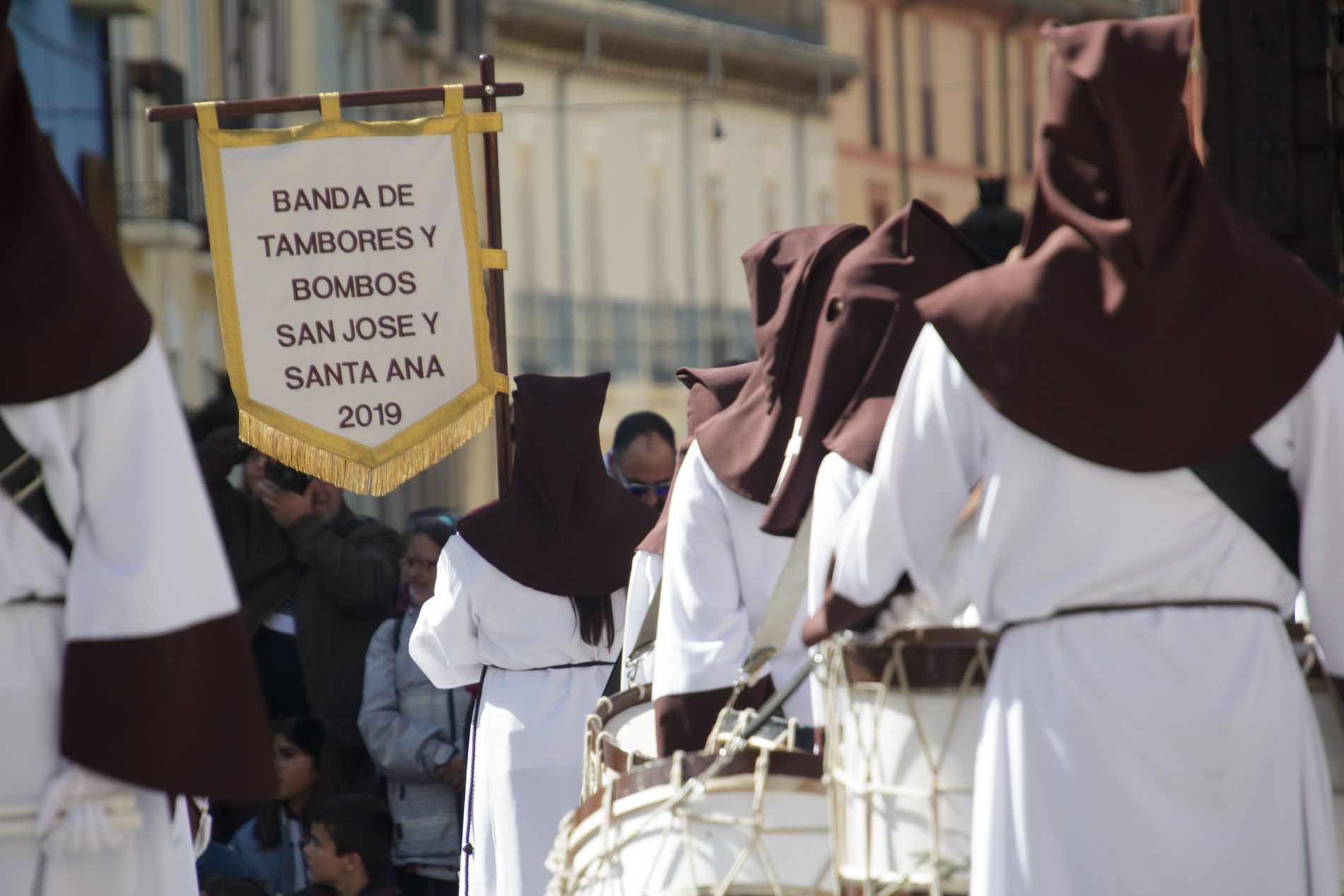 Concentración de Bandas y Tambores. Foto Amagoia La Cruz
