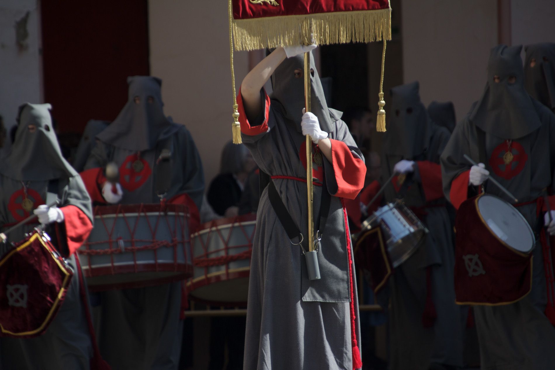 Concentración de Bandas y Tambores. Foto Amagoia La Cruz
