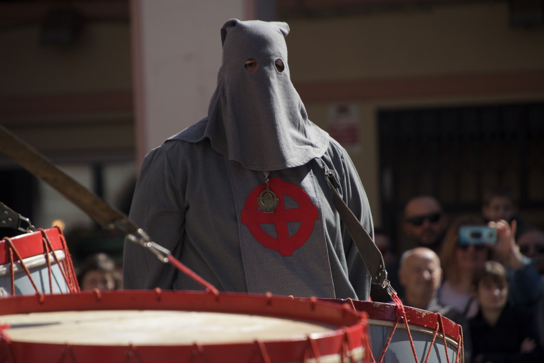 Concentración de Bandas y Tambores. Foto Amagoia La Cruz