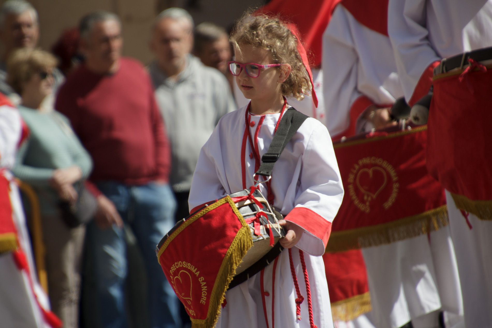 Concentración de Bandas y Tambores. Foto Amagoia La Cruz