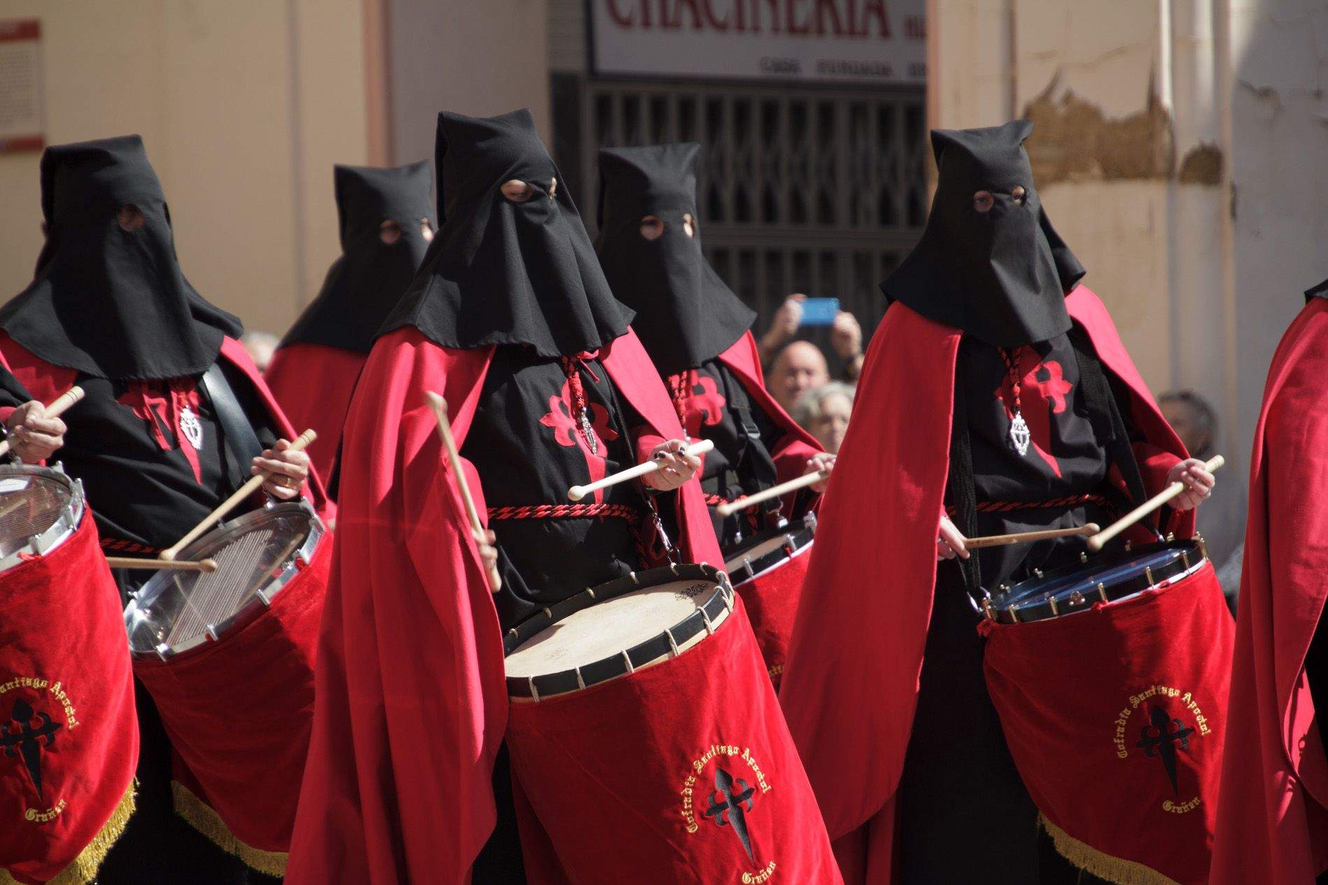 Concentración de Bandas y Tambores. Foto Amagoia La Cruz