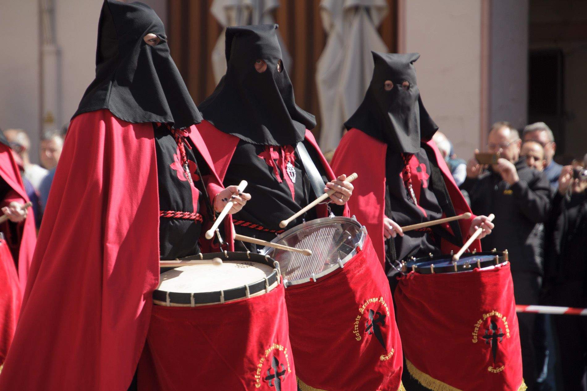 Concentración de Bandas y Tambores. Foto Amagoia La Cruz