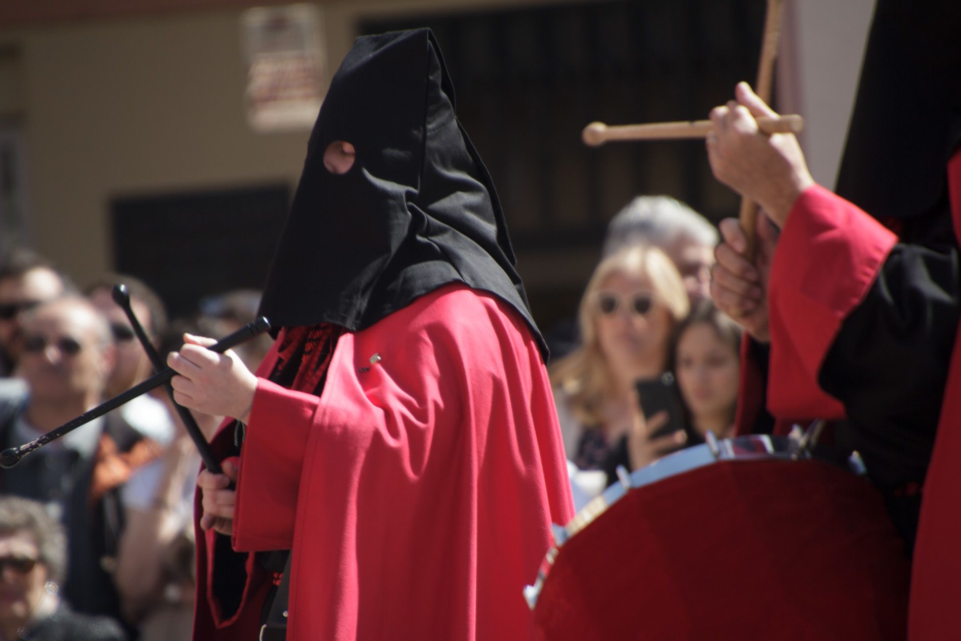 Concentración de Bandas y Tambores. Foto Amagoia La Cruz