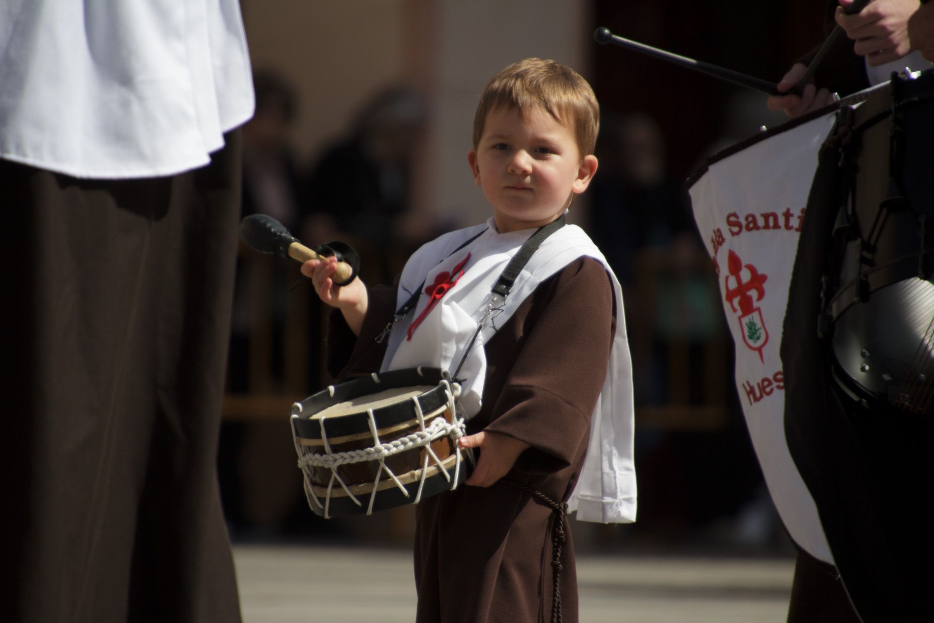Concentración de Bandas y Tambores. Foto Amagoia La Cruz