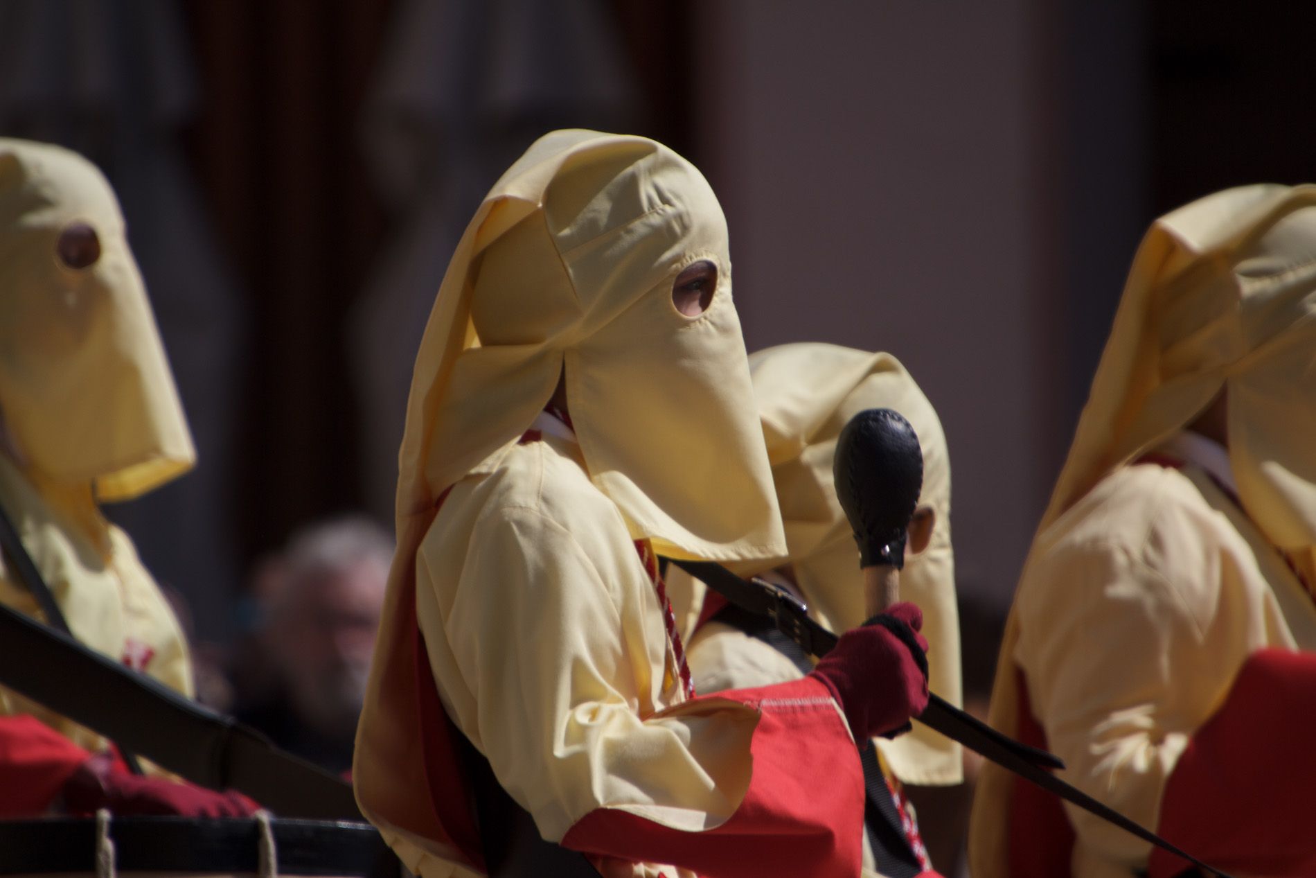 Concentración de Bandas y Tambores. Foto Amagoia La Cruz