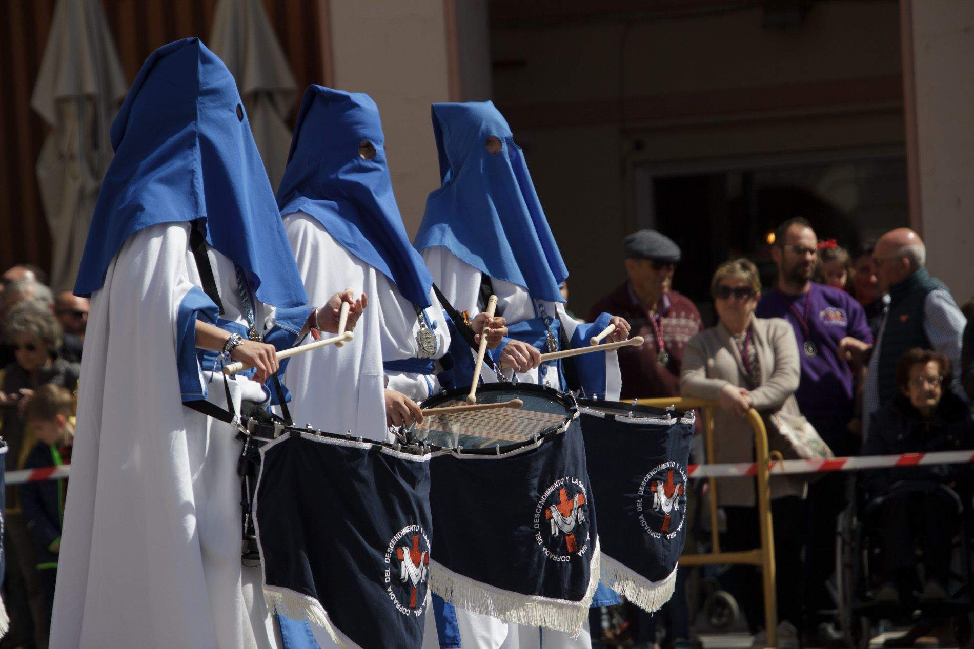 Concentración de Bandas y Tambores. Foto Amagoia La Cruz