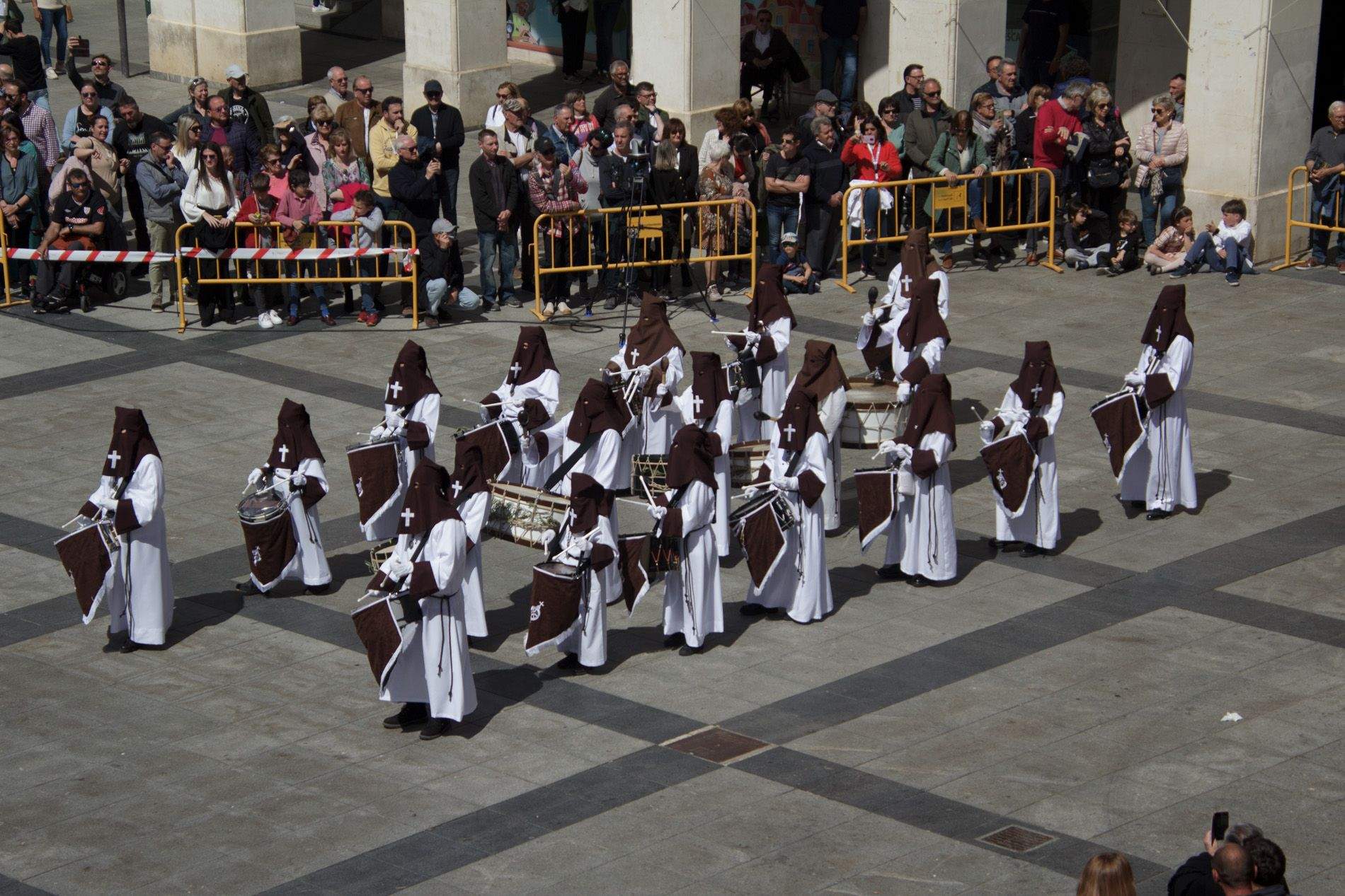 Concentración de Bandas y Tambores. Foto Amagoia La Cruz