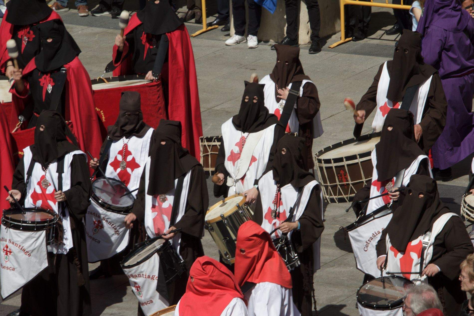 Concentración de Bandas y Tambores. Foto Amagoia La Cruz