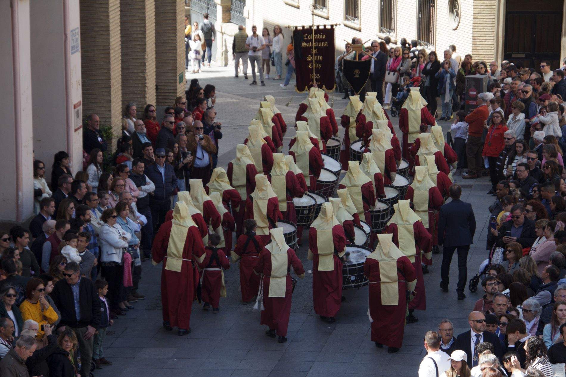 Concentración de Bandas y Tambores. Foto Amagoia La Cruz