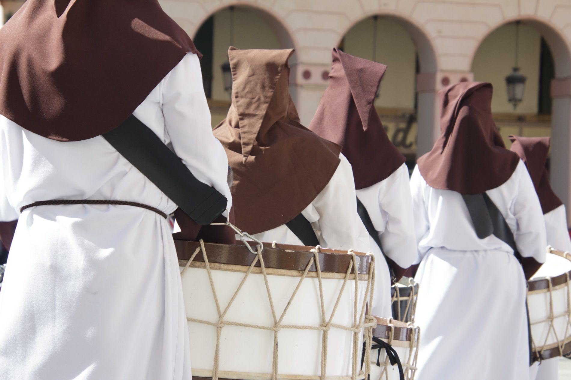 Concentración de Bandas y Tambores. Foto Amagoia La Cruz