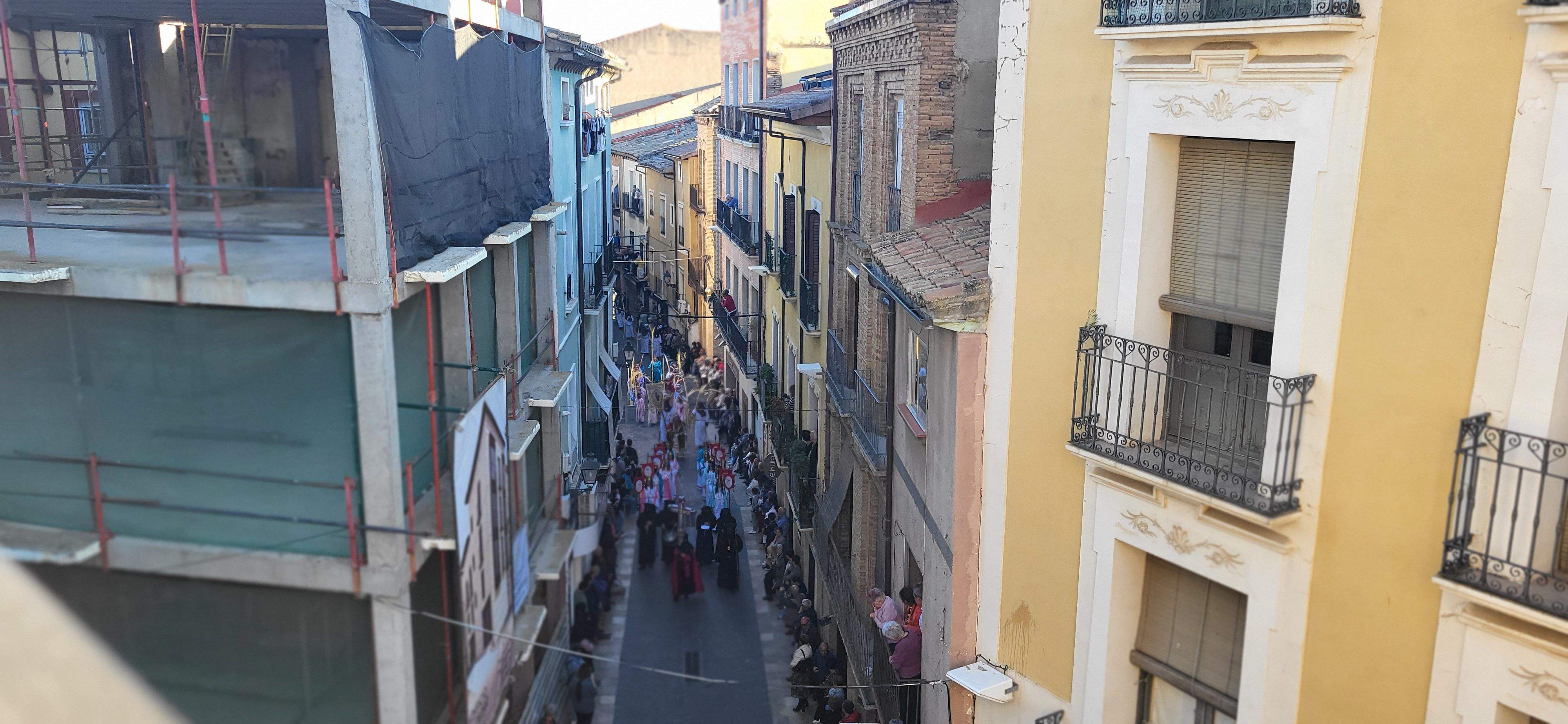 Procesión del Santo Entierro en Huesca, Viernes Santo. Foto: Myriam Martínez 