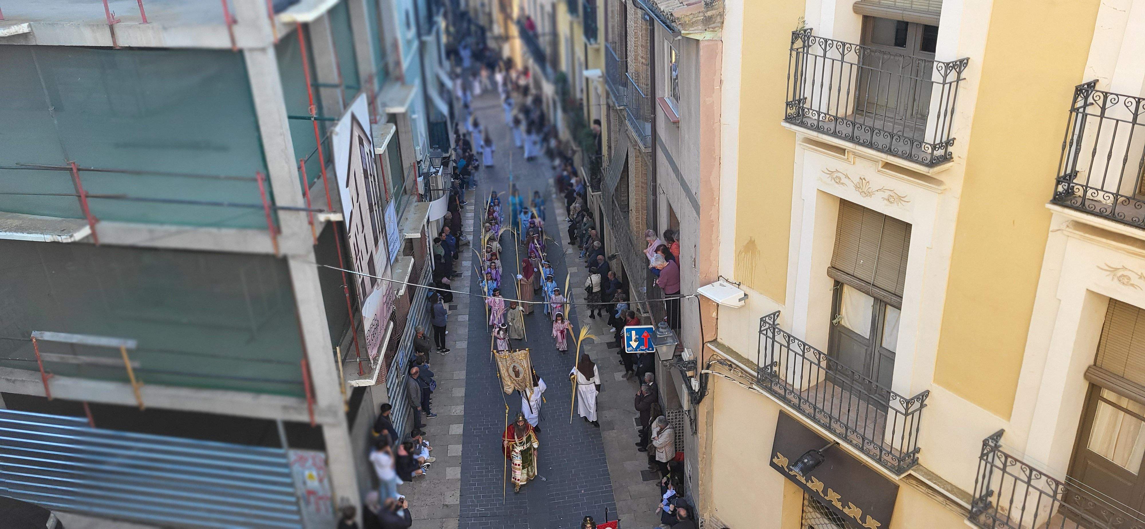 Procesión del Santo Entierro en Huesca, Viernes Santo. Foto: Myriam Martínez 