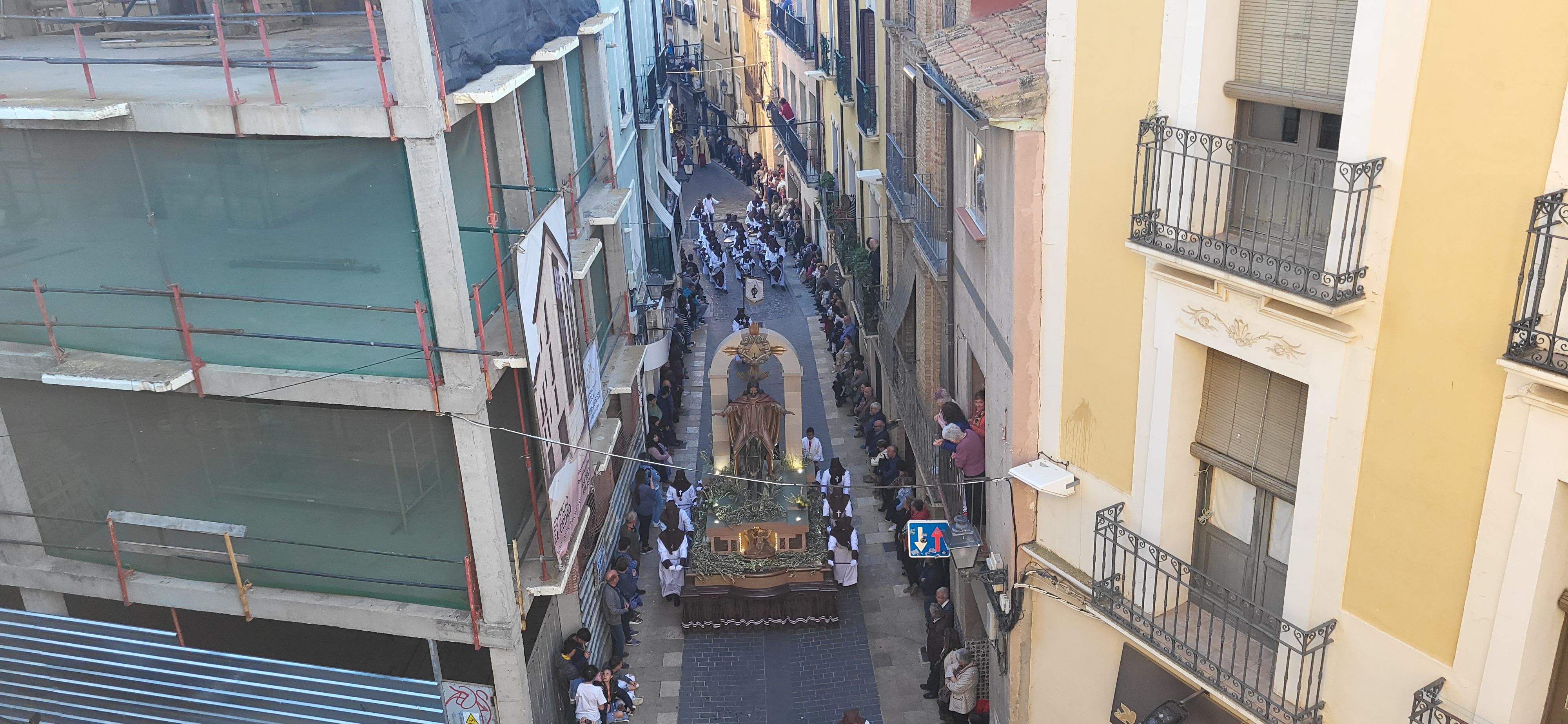 Procesión del Santo Entierro en Huesca, Viernes Santo. Foto: Myriam Martínez 