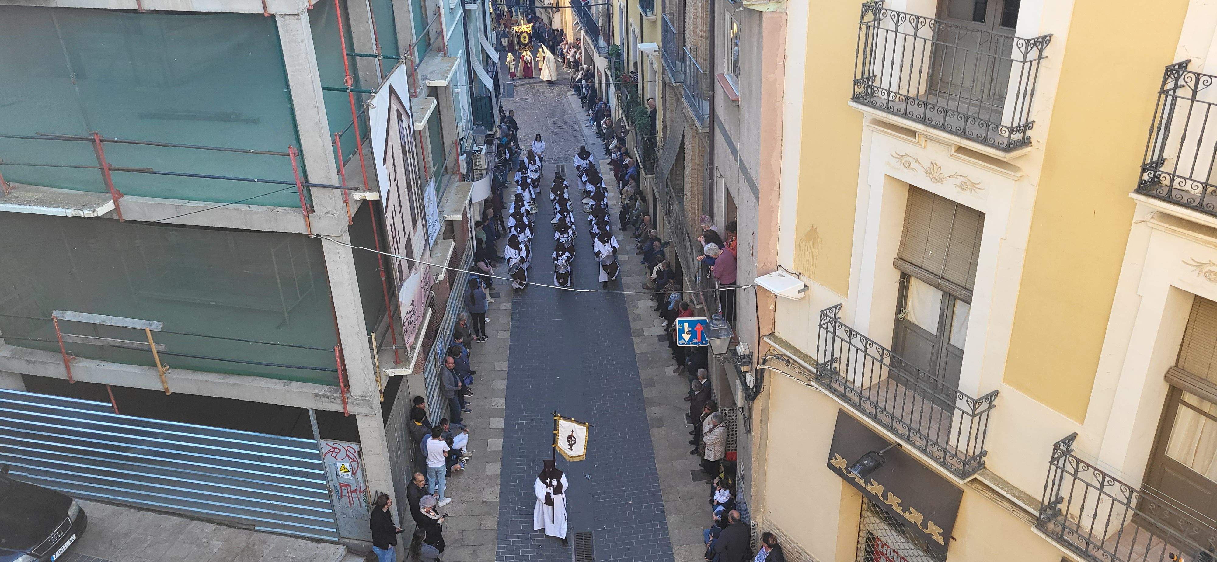 Procesión del Santo Entierro en Huesca, Viernes Santo. Foto: Myriam Martínez 