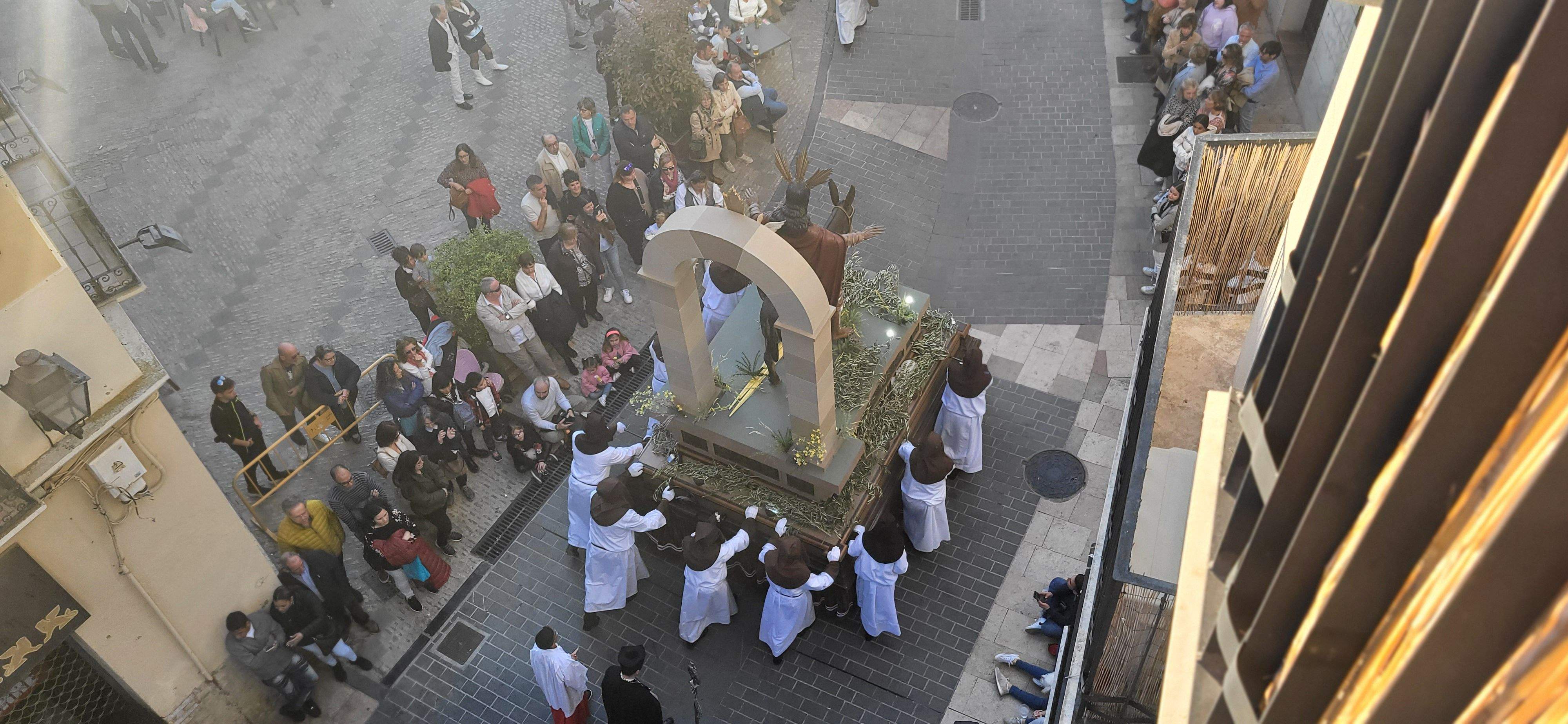 Procesión del Santo Entierro en Huesca, Viernes Santo. Foto: Myriam Martínez 