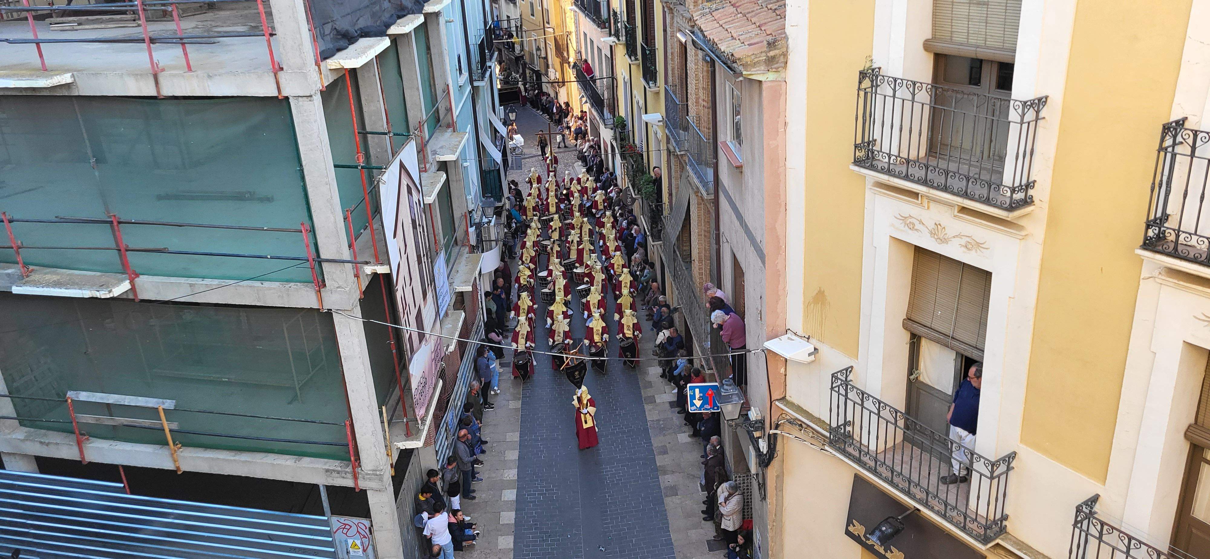 Procesión del Santo Entierro en Huesca, Viernes Santo. Foto: Myriam Martínez 