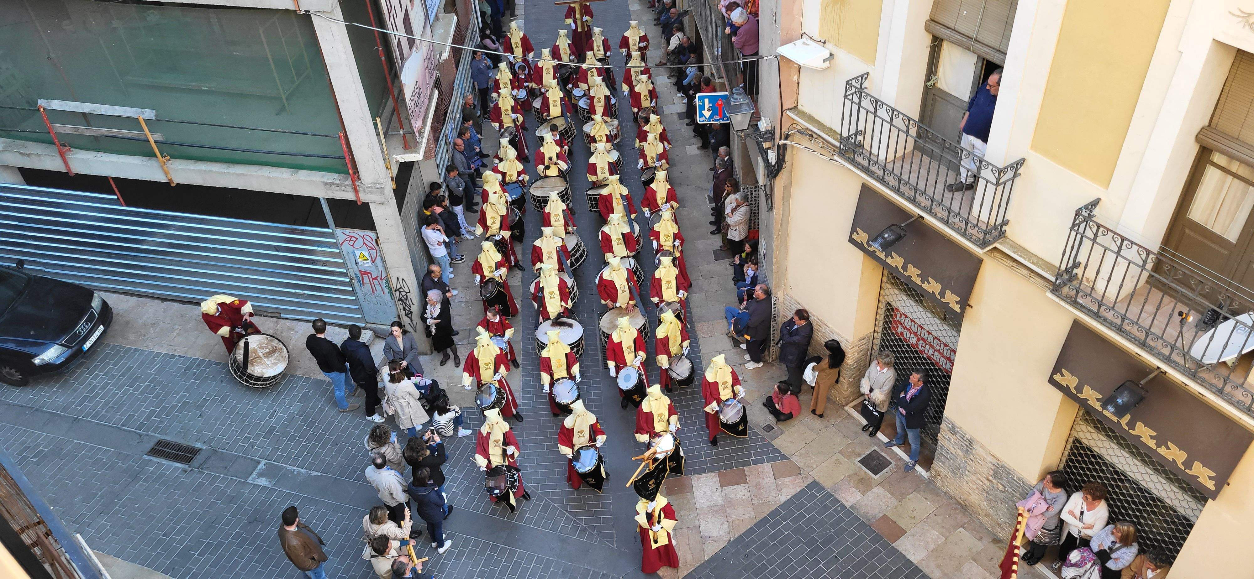 Procesión del Santo Entierro en Huesca, Viernes Santo. Foto: Myriam Martínez 