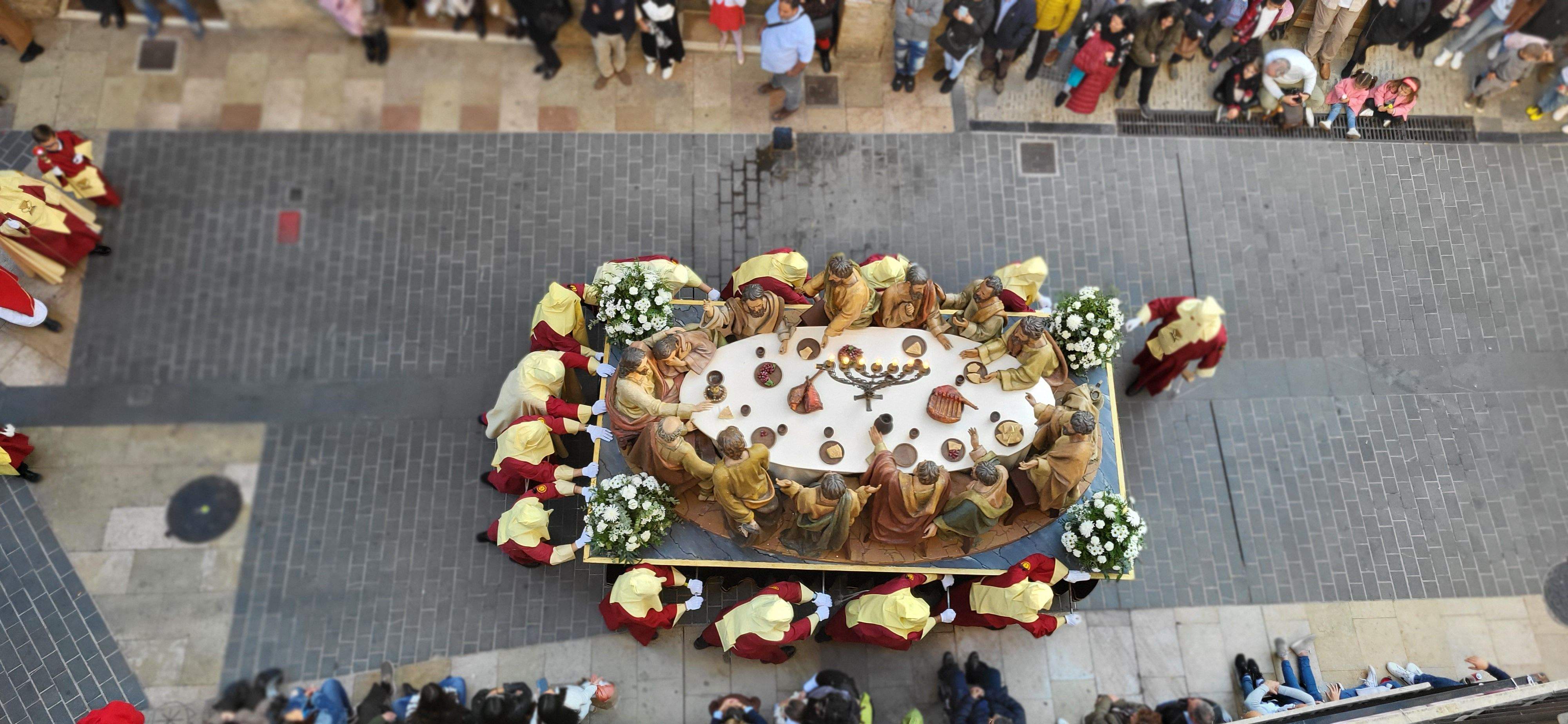 Procesión del Santo Entierro en Huesca, Viernes Santo. Foto: Myriam Martínez 