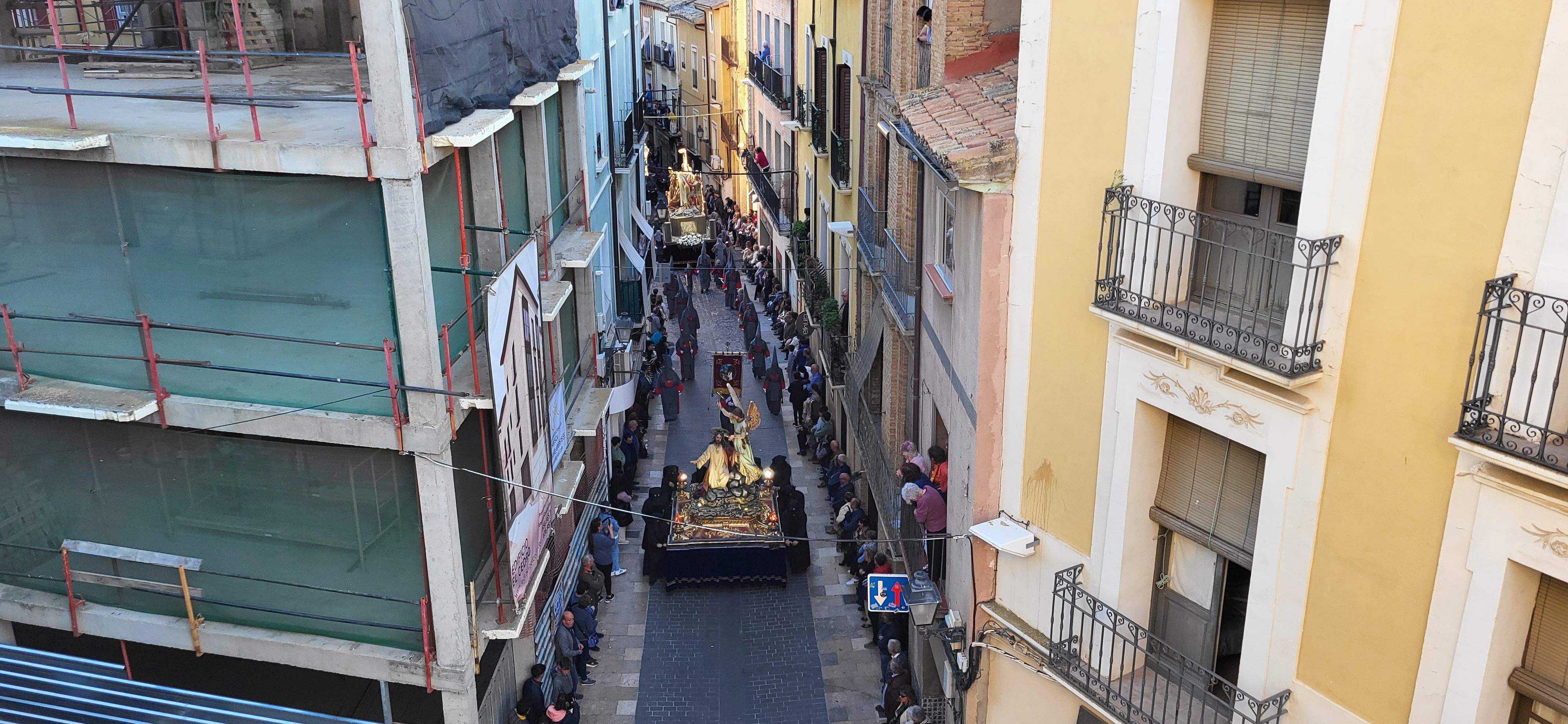 Procesión del Santo Entierro en Huesca, Viernes Santo. Foto: Myriam Martínez 