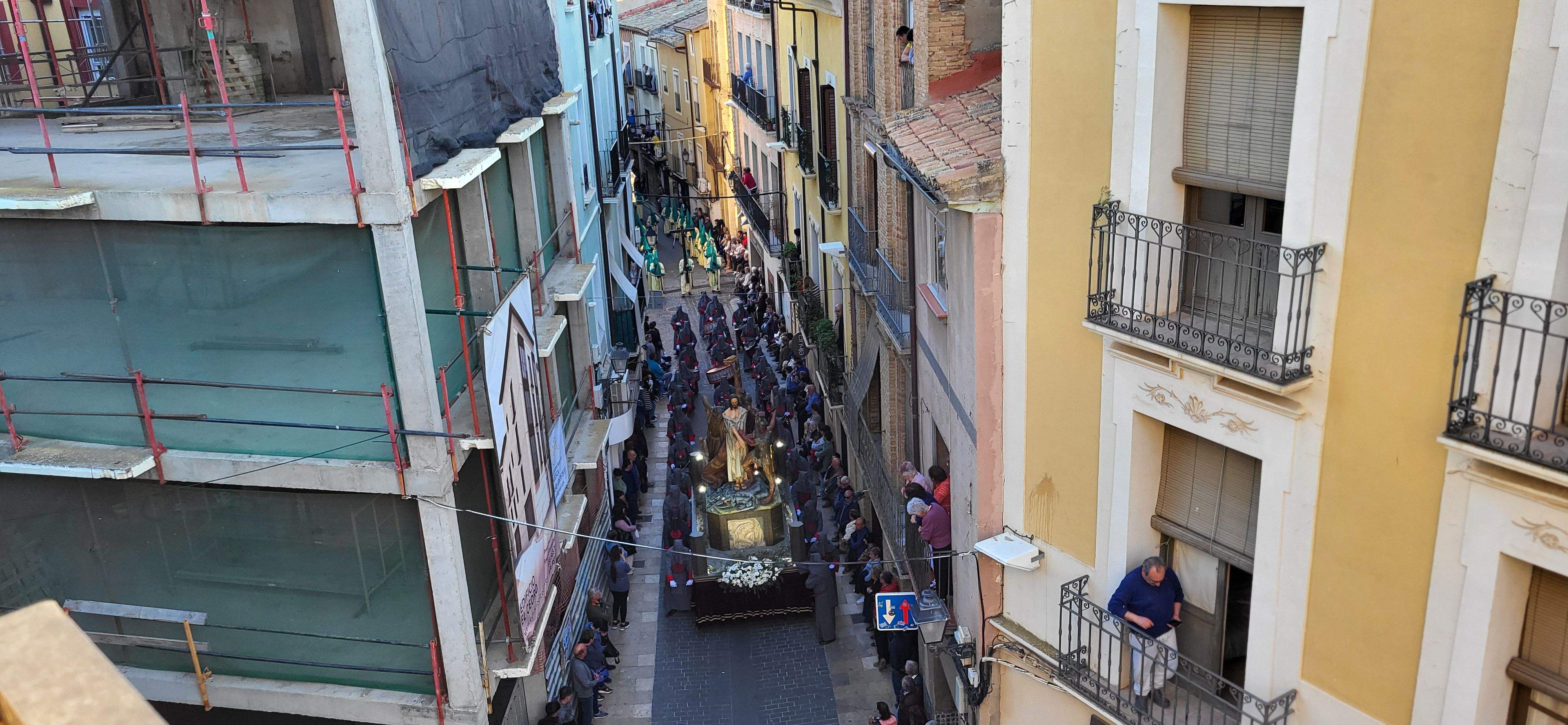 Procesión del Santo Entierro en Huesca, Viernes Santo. Foto: Myriam Martínez 