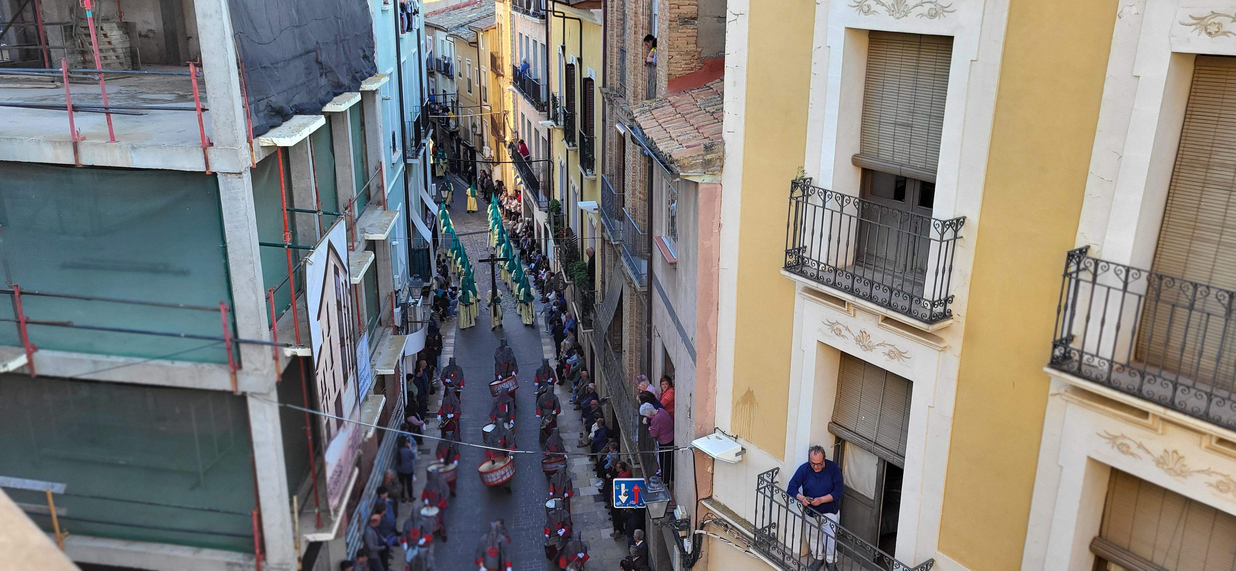Procesión del Santo Entierro en Huesca, Viernes Santo. Foto: Myriam Martínez 