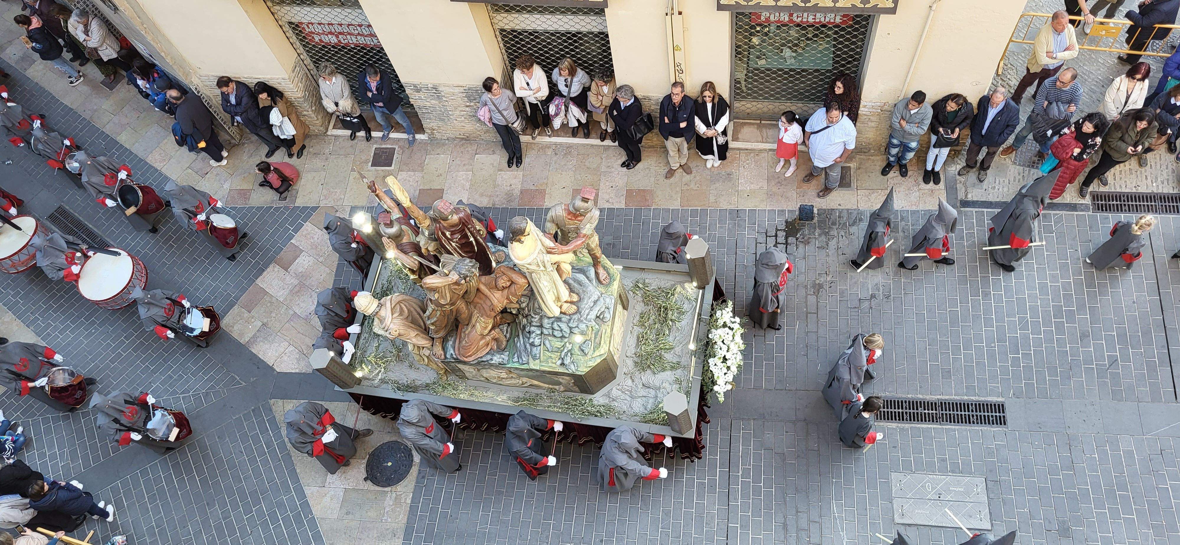 Procesión del Santo Entierro en Huesca, Viernes Santo. Foto: Myriam Martínez 