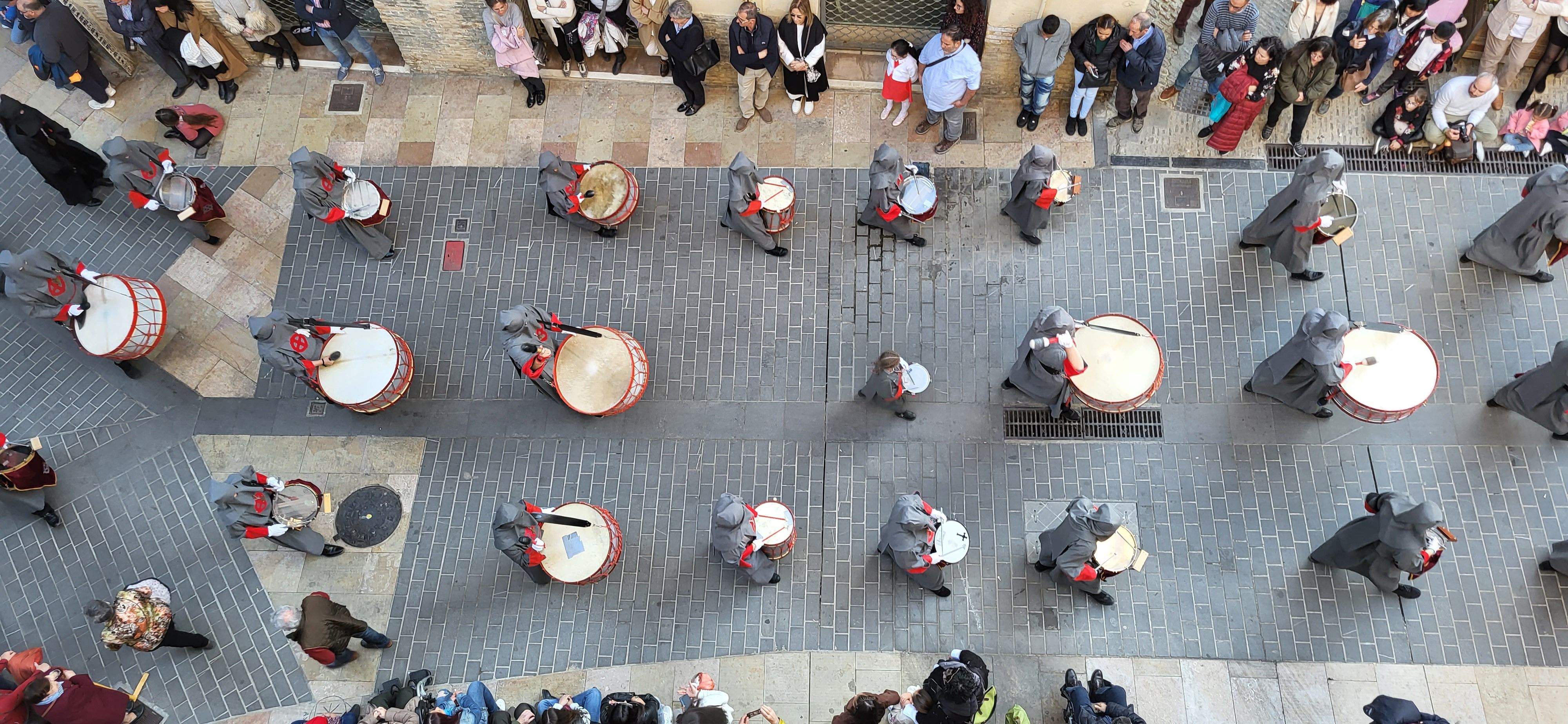 Procesión del Santo Entierro en Huesca, Viernes Santo. Foto: Myriam Martínez 