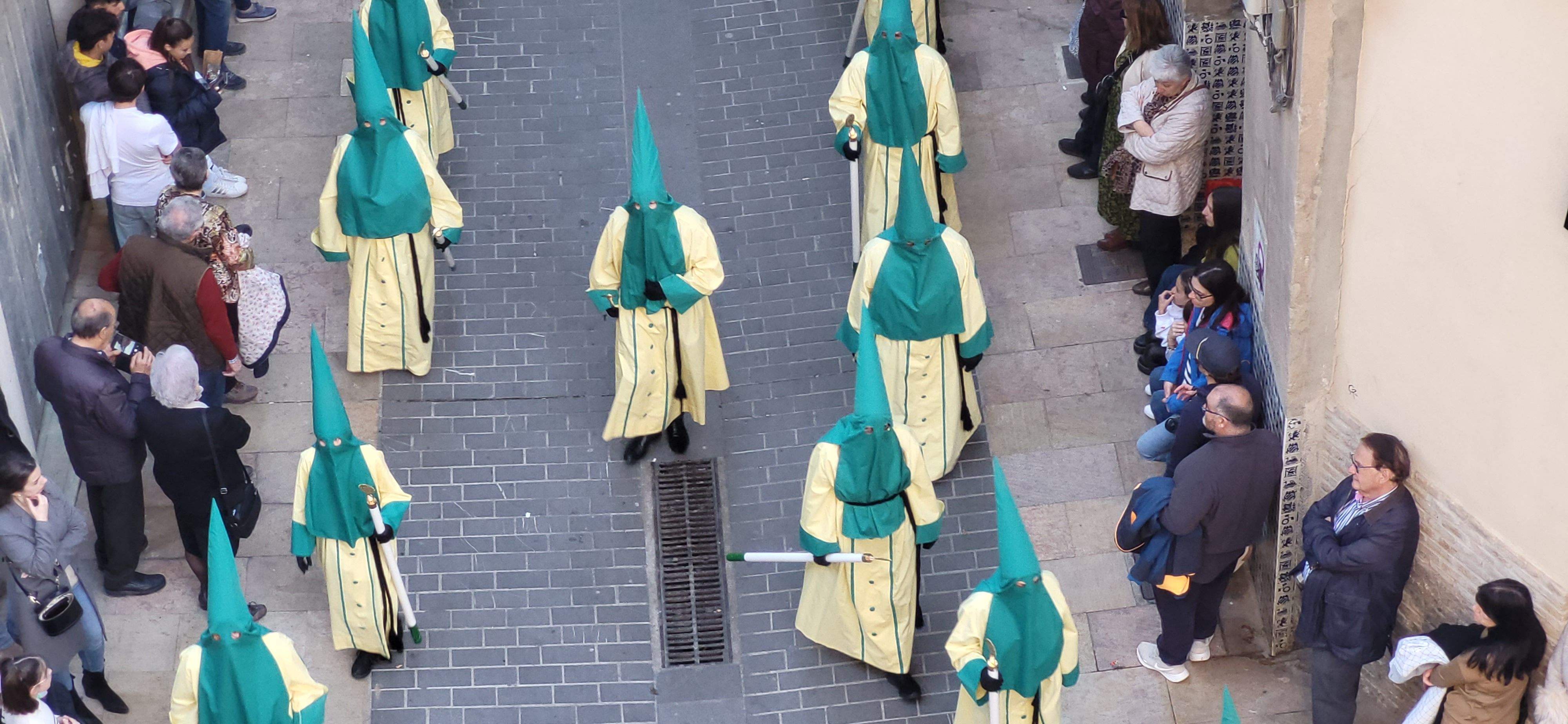 Procesión del Santo Entierro en Huesca, Viernes Santo. Foto: Myriam Martínez 