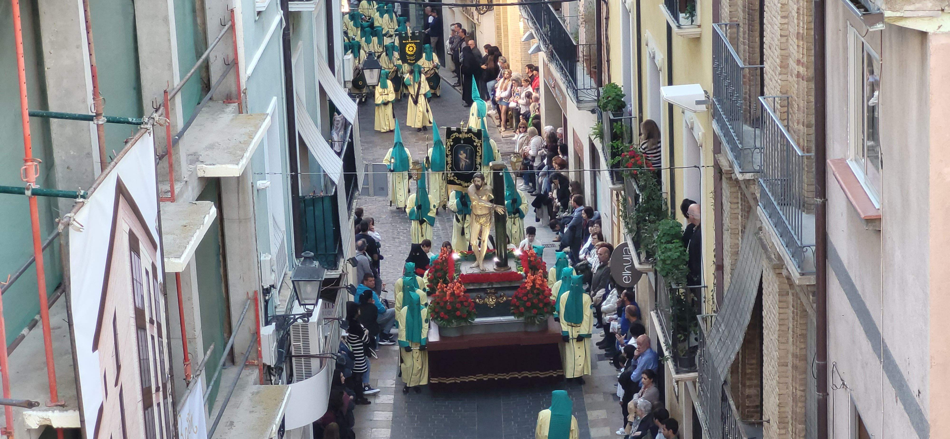 Procesión del Santo Entierro en Huesca, Viernes Santo. Foto: Myriam Martínez 