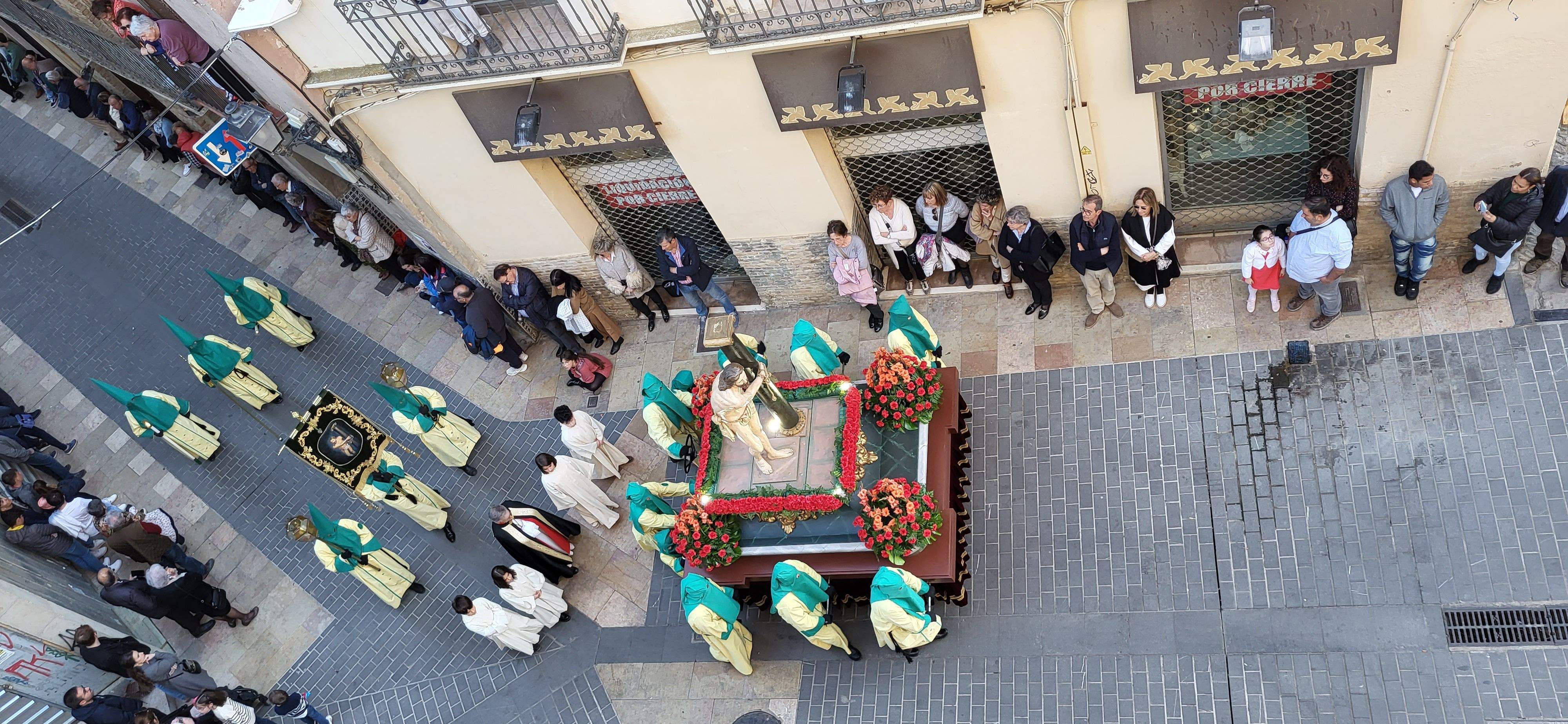 Procesión del Santo Entierro en Huesca, Viernes Santo. Foto: Mercedes Manterola