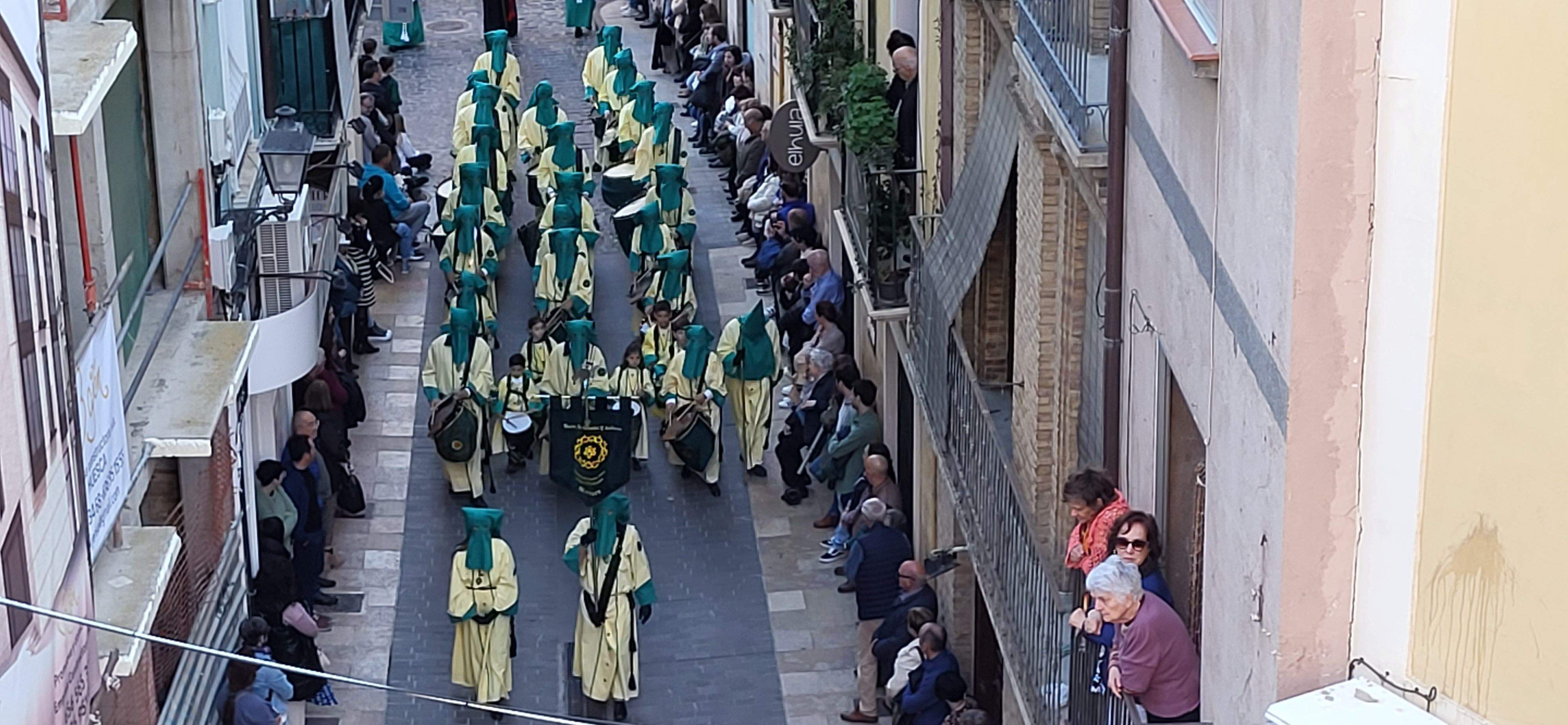 Procesión del Santo Entierro en Huesca, Viernes Santo. Foto: Mercedes Manterola