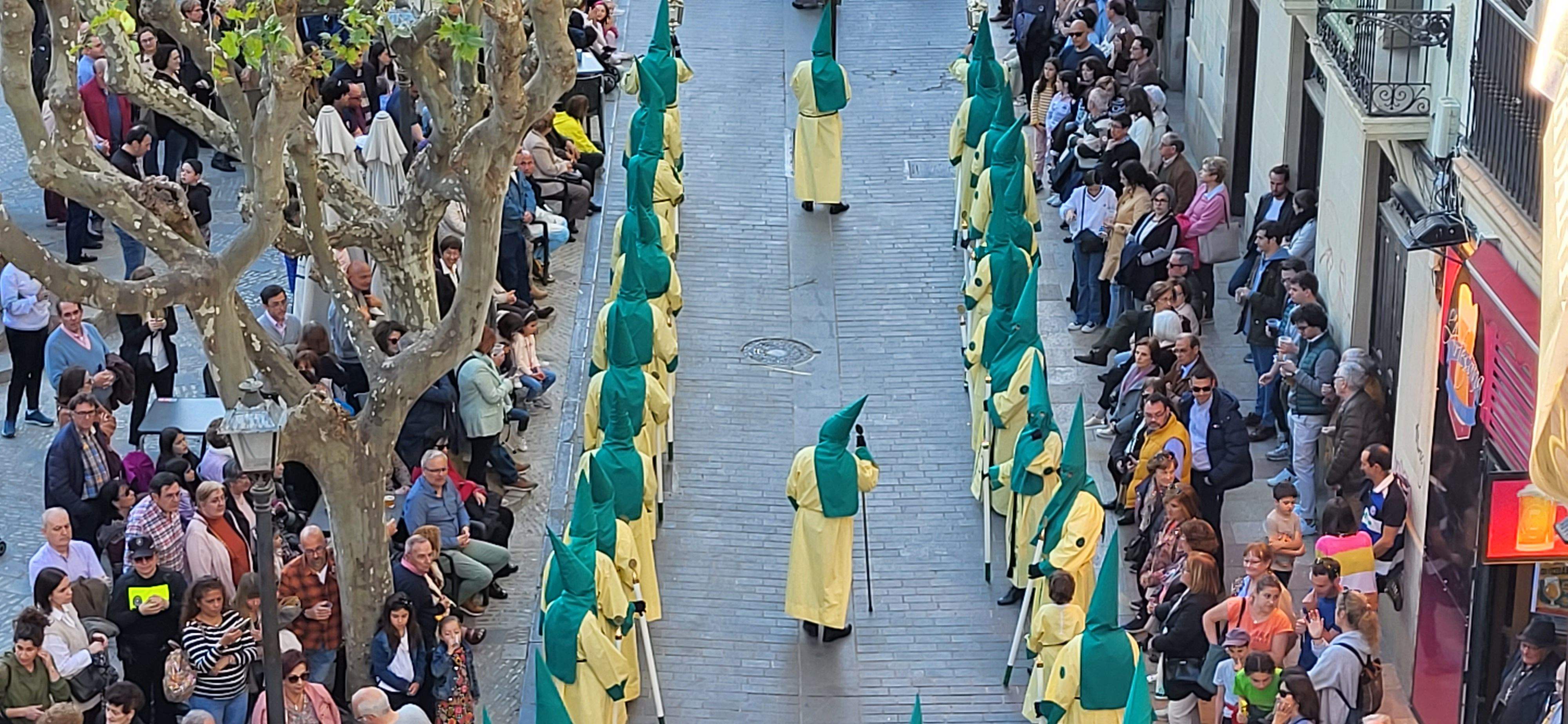 Procesión del Santo Entierro en Huesca, Viernes Santo. Foto: Mercedes Manterola
