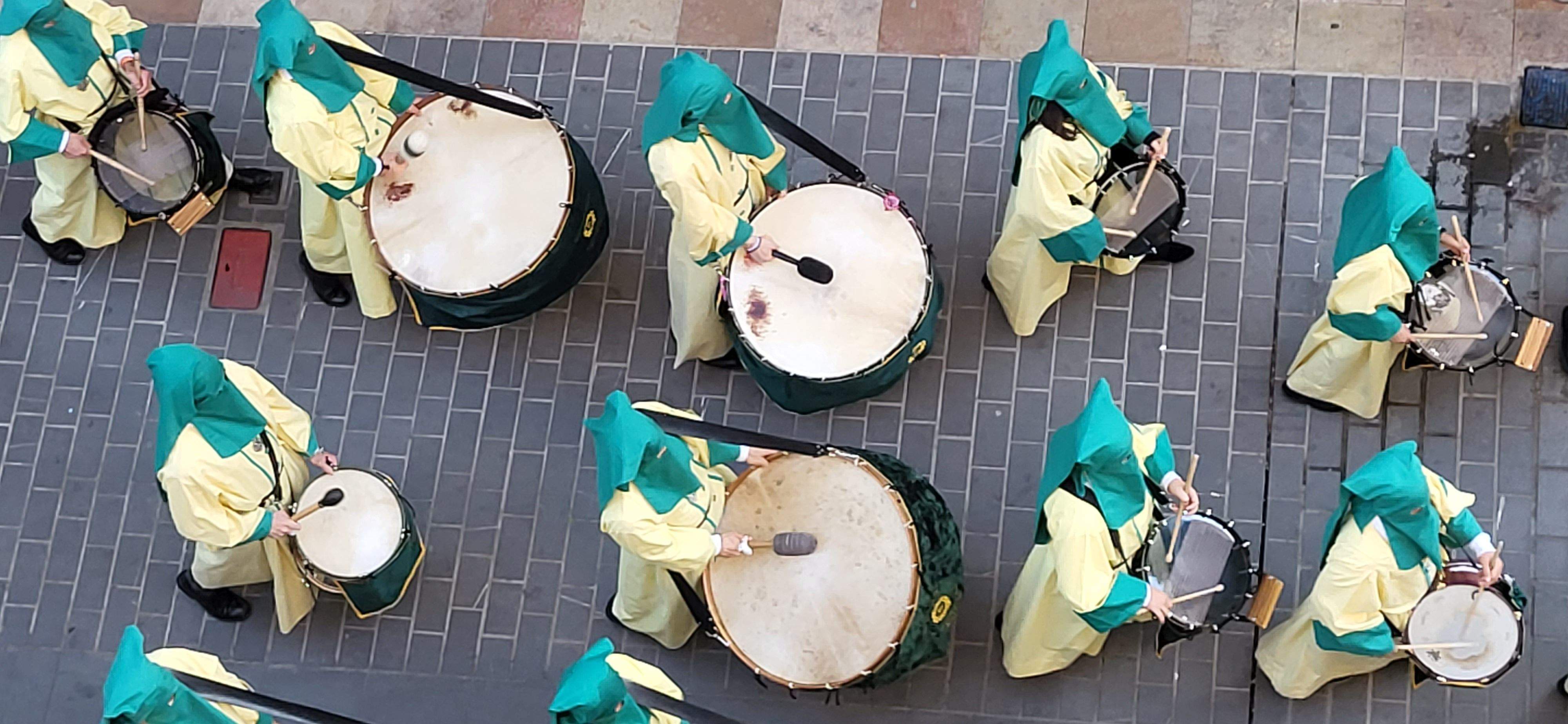 Procesión del Santo Entierro en Huesca, Viernes Santo. Foto: Mercedes Manterola