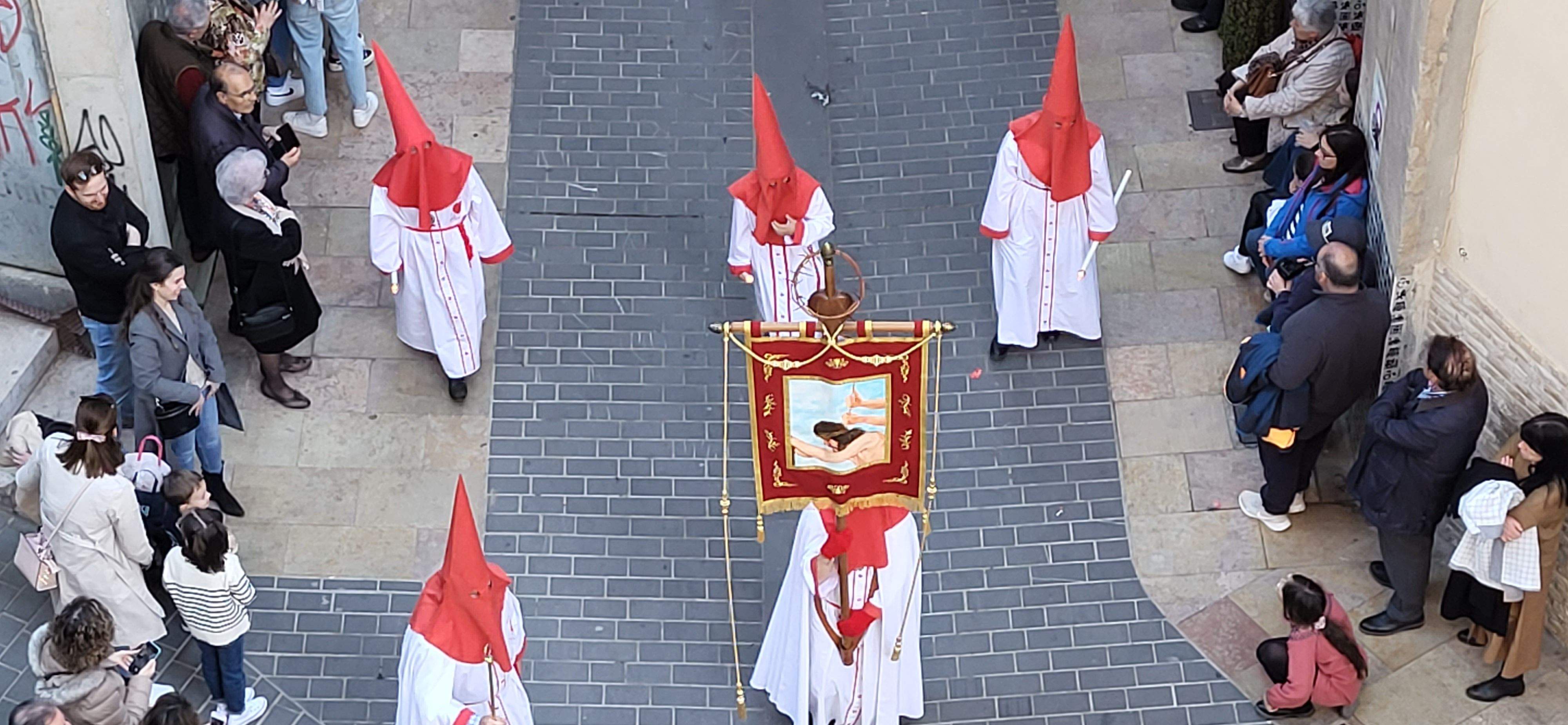 Procesión del Santo Entierro en Huesca, Viernes Santo. Foto: Mercedes Manterola