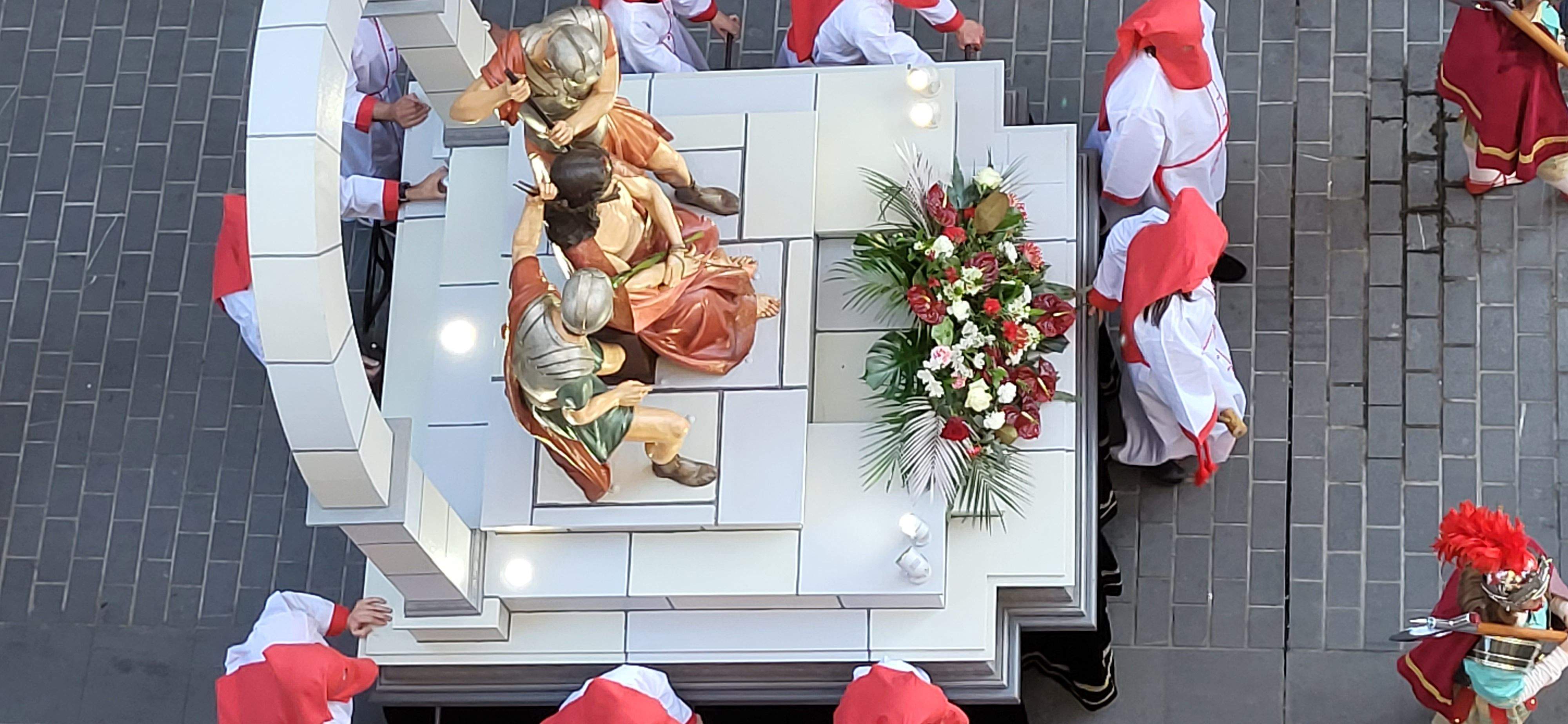 Procesión del Santo Entierro en Huesca, Viernes Santo. Foto: Mercedes Manterola